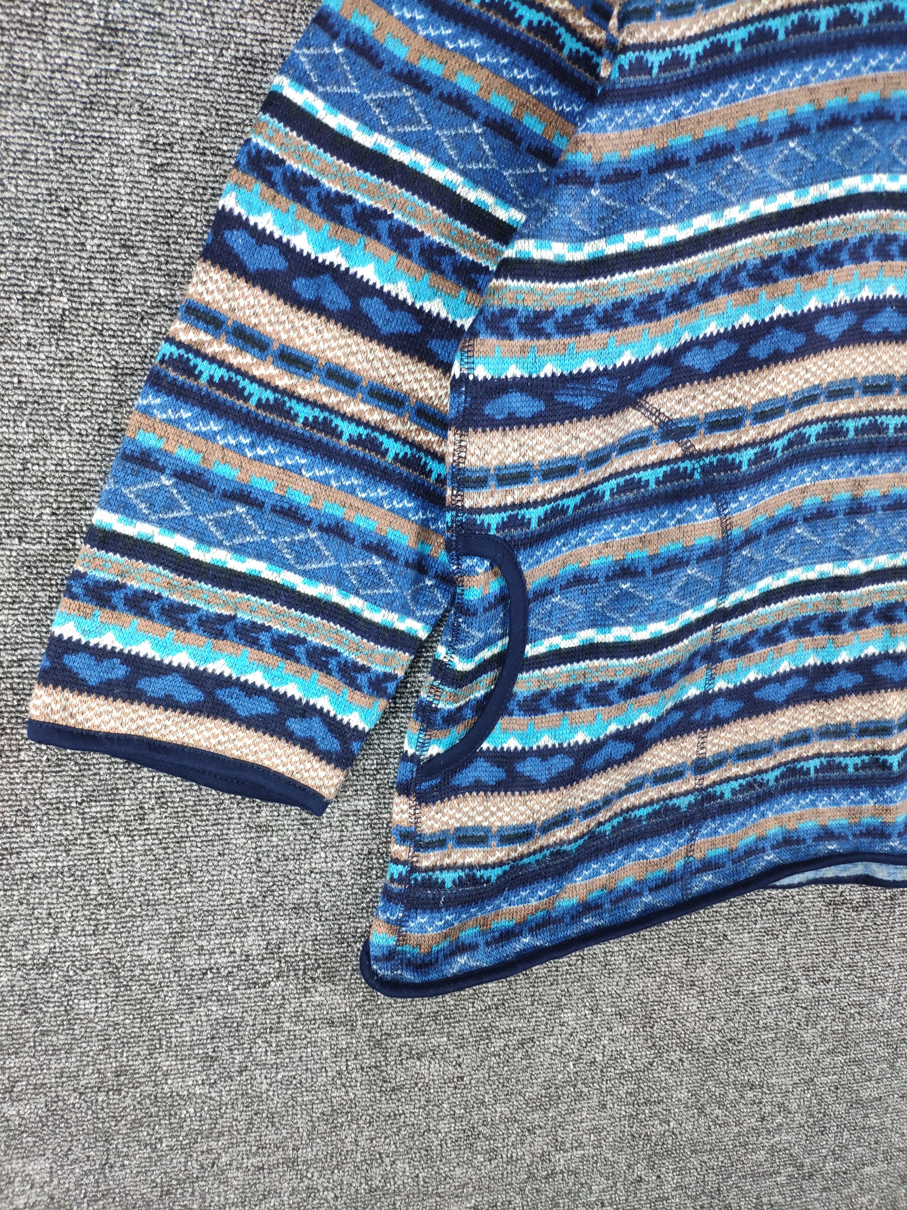 Japanese Brand × Vintage Steal 💥 Vintage Hoodie Jacket Native Striped Size US XL / EU 56 / 4 - 7 Thumbnail