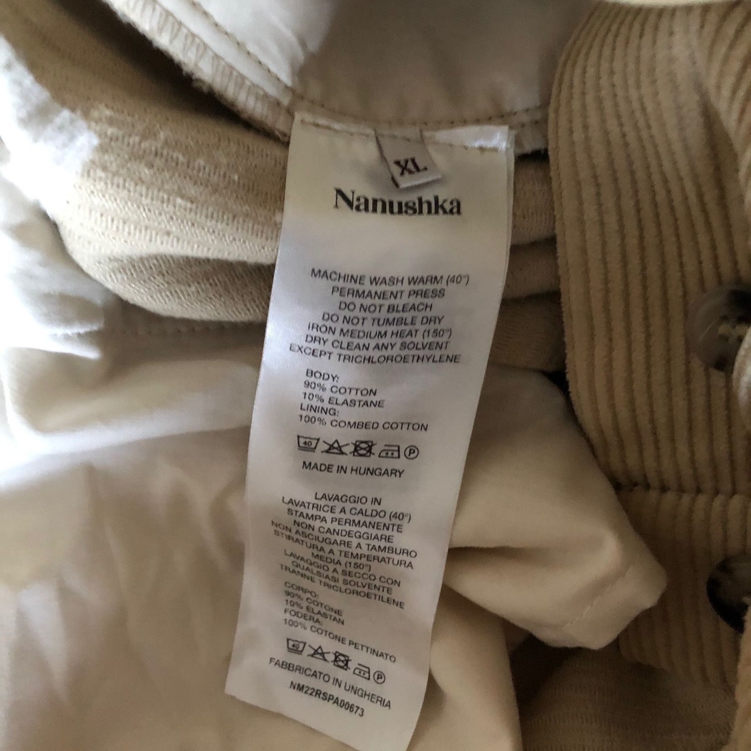 Nanushka NANUSHKA Jain Wax Corduroy Trousers Size US 32 / EU 48 - 4 Thumbnail