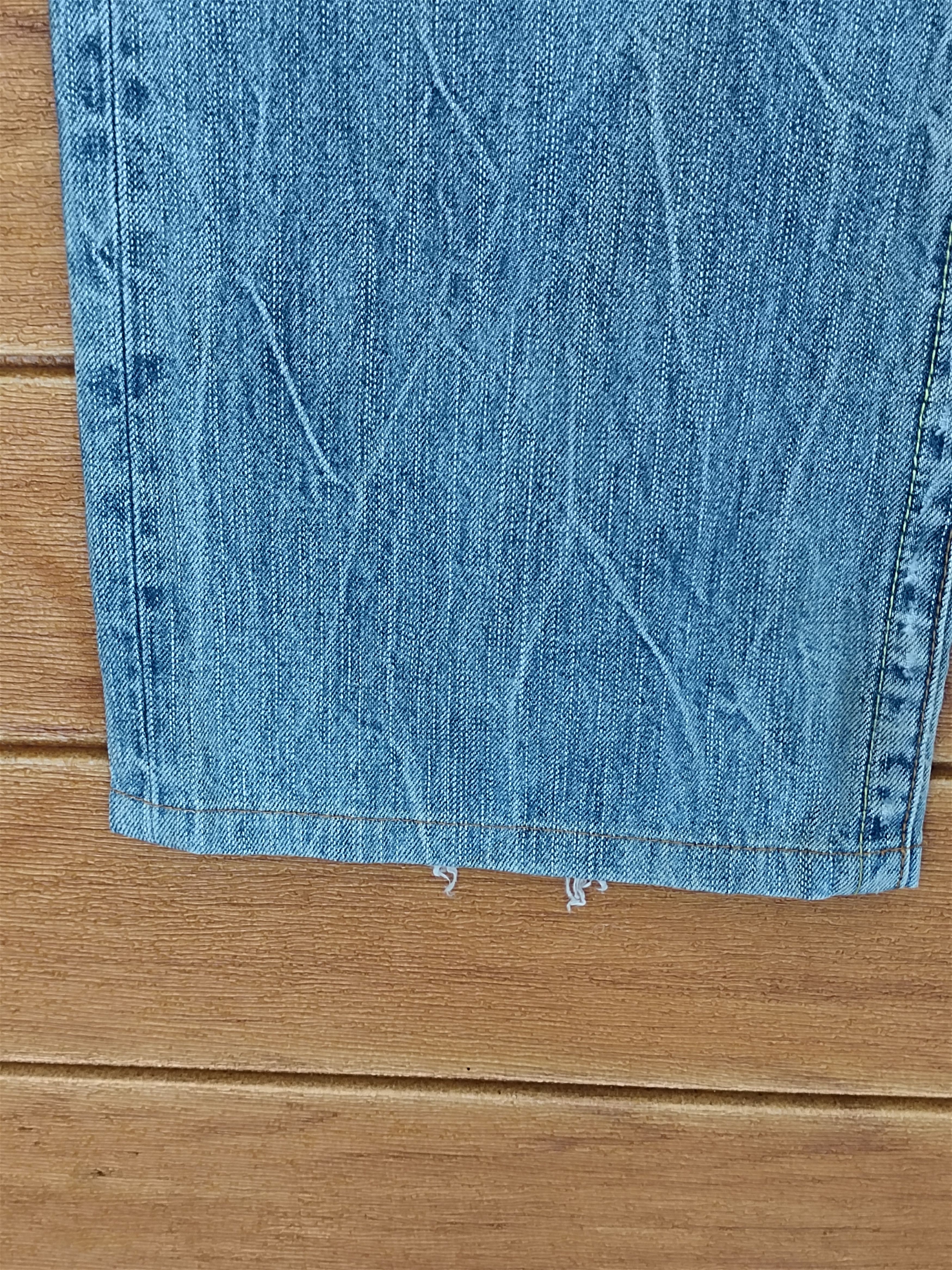 Kapital Genoese Japan Patchwork Distressed Denim Jeans Size US 35 - 8 Thumbnail