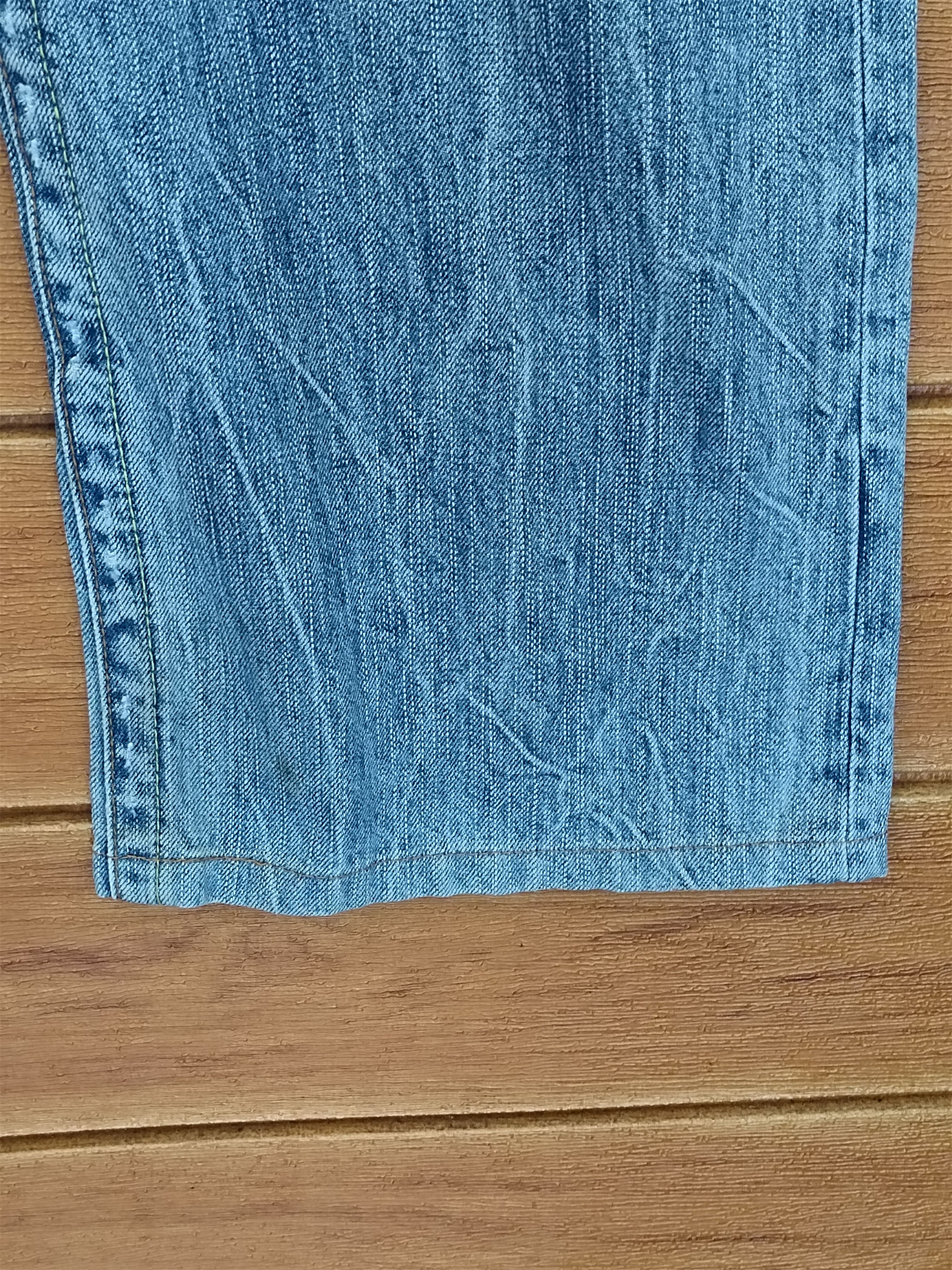 Kapital Genoese Japan Patchwork Distressed Denim Jeans Size US 35 - 7 Thumbnail