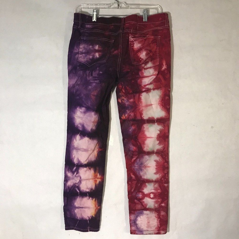 Banana Republic Banana Republic Purple Pink Jeans Size 4 Tie Dye 27 Size 27" / US 4 / IT 40 - 6 Thumbnail