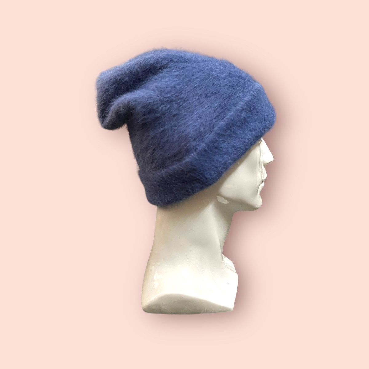 Japanese Brand × Vintage VINTAGE PLAIN ANGORA MOHAIR BEANIE HAT JAPAN Size ONE SIZE - 4 Thumbnail