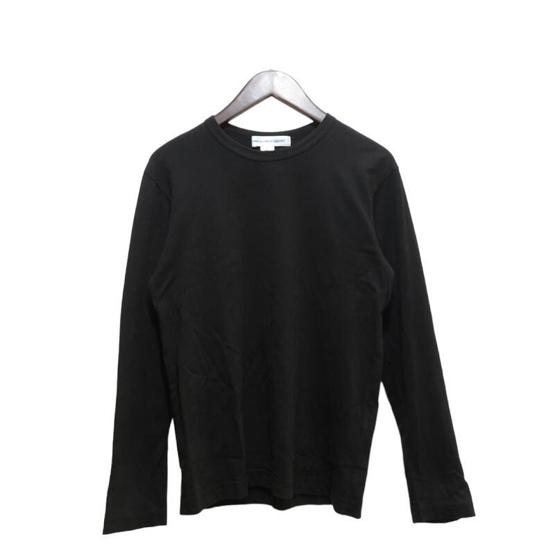 Comme Des Garcons Shirt Long Sleeve Logo T Shirt Black | Grailed