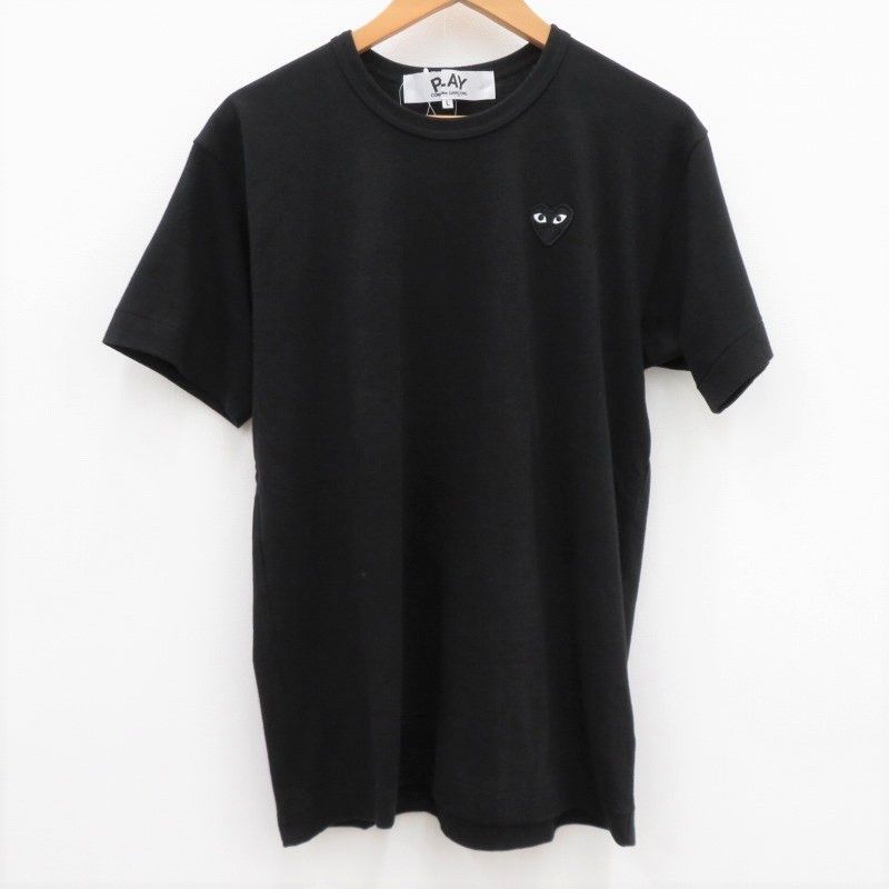 Short Sleeve T-Shirts Black Heart Logo Cotton