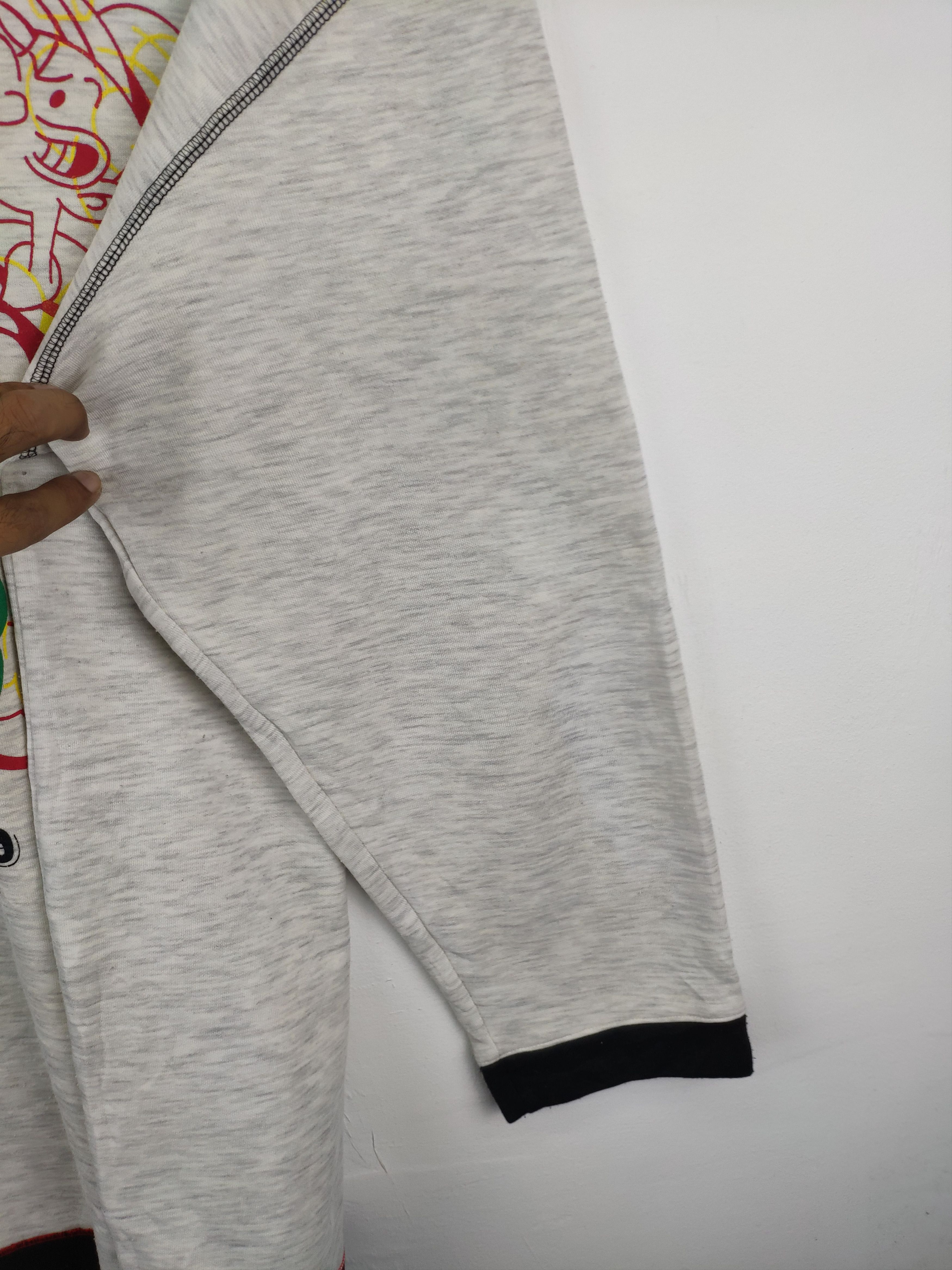 Anime × Cartoon Network × Vintage Vintage Popeye Rasta Shirt Long Sleeve Size US L / EU 52-54 / 3 - 10 Thumbnail