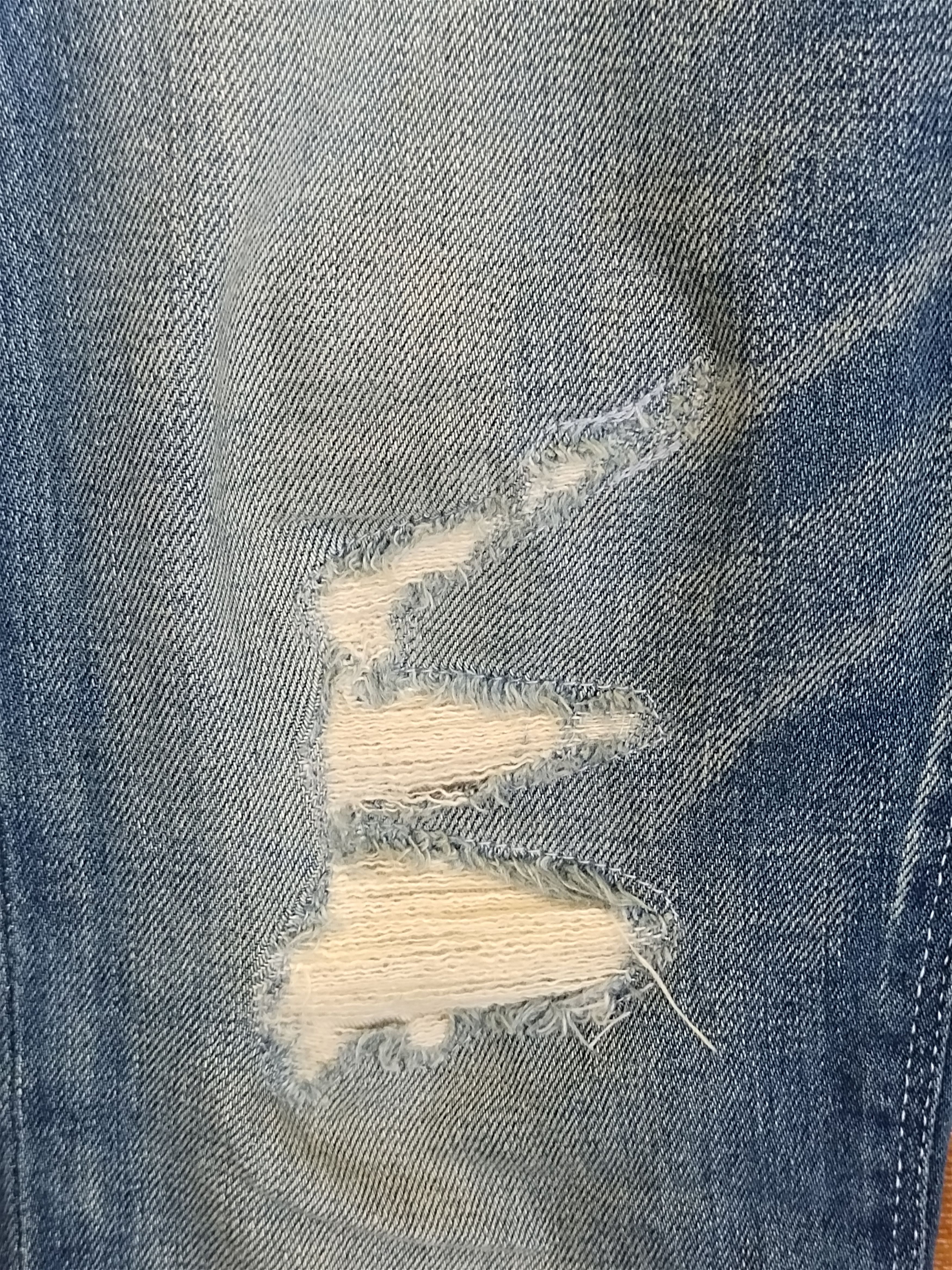 Hysteric Glamour Vintage Delay By Fin & Sons Boro Distressed Denim Jeans Size US 32 / EU 48 - 6 Thumbnail