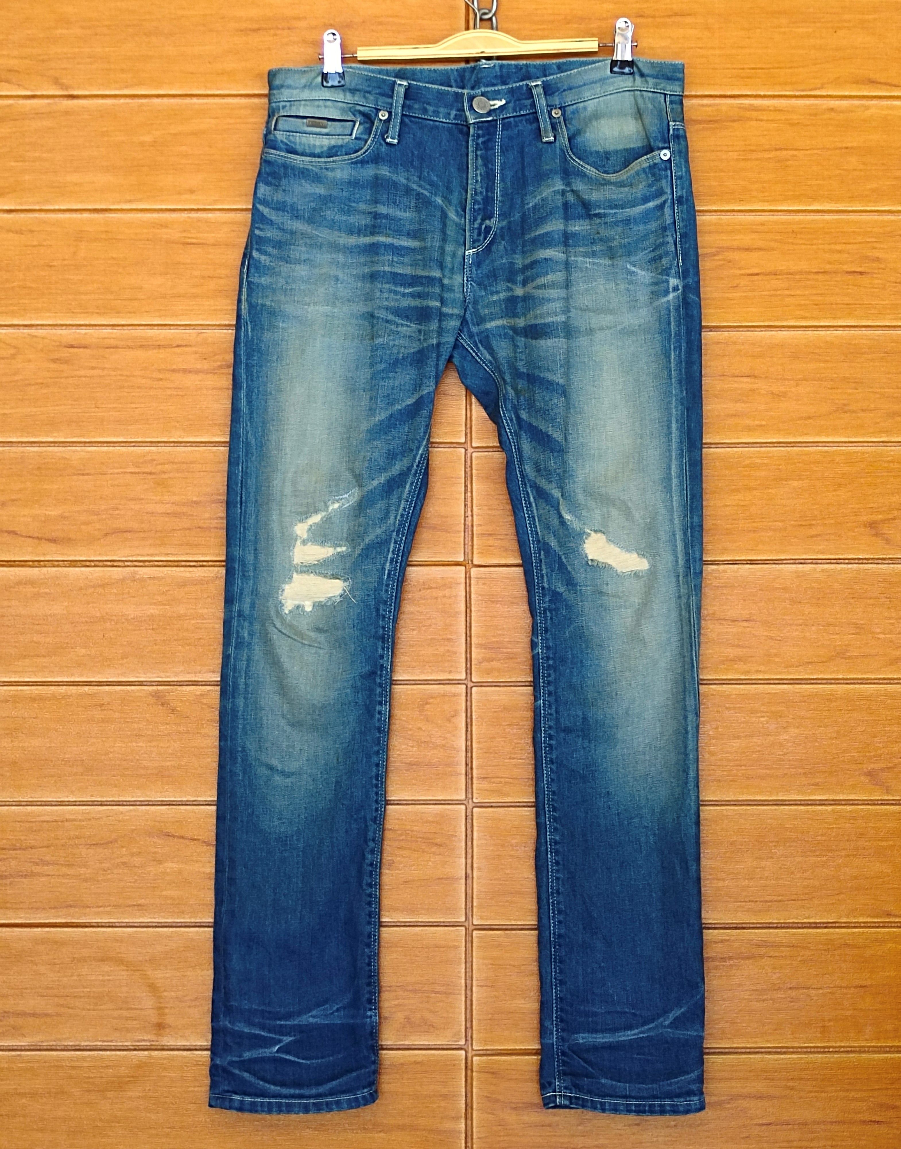 Hysteric Glamour Vintage Delay By Fin & Sons Boro Distressed Denim Jeans Size US 32 / EU 48 - 1 Thumbnail