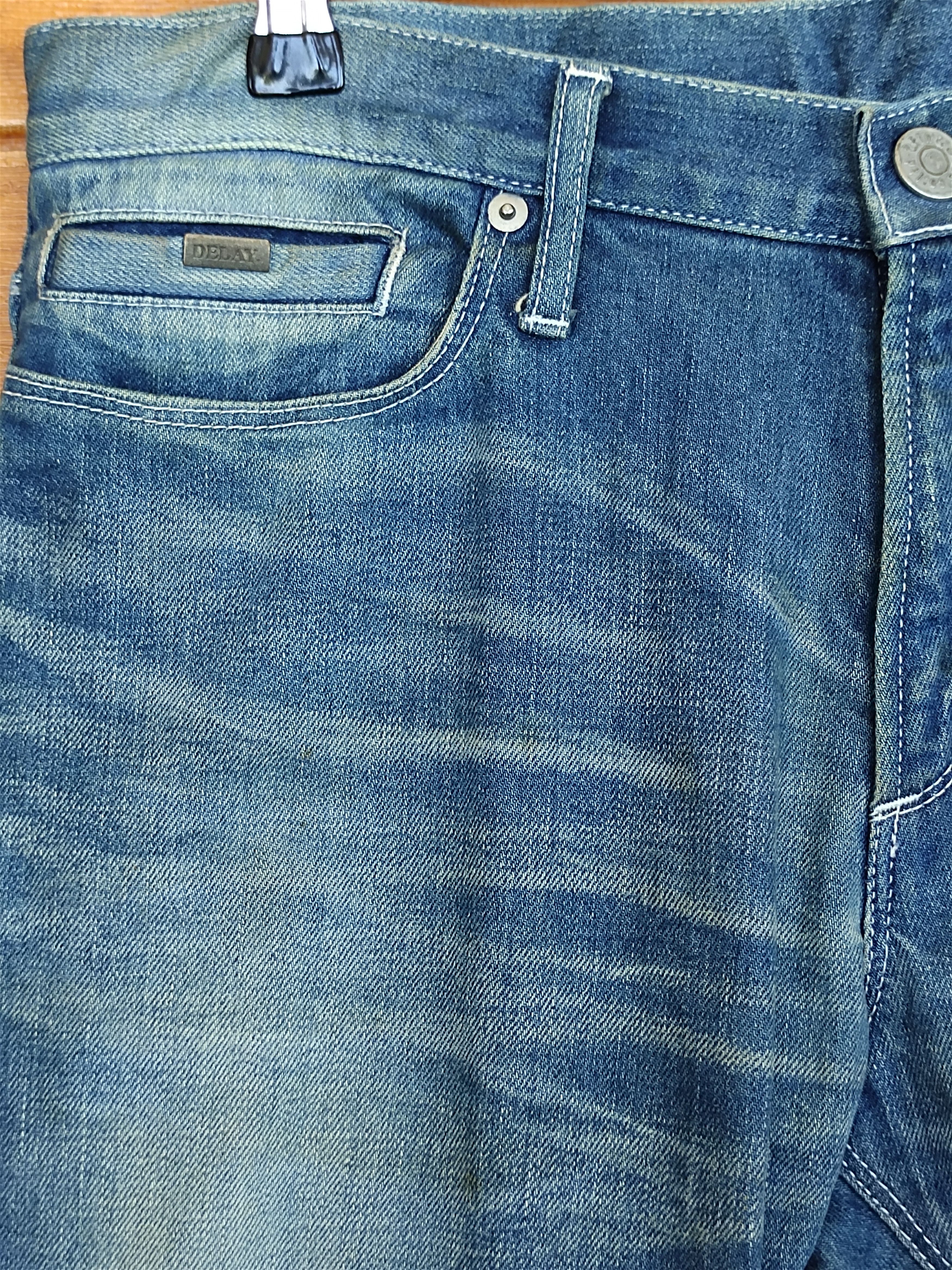 Hysteric Glamour Vintage Delay By Fin & Sons Boro Distressed Denim Jeans Size US 32 / EU 48 - 4 Thumbnail