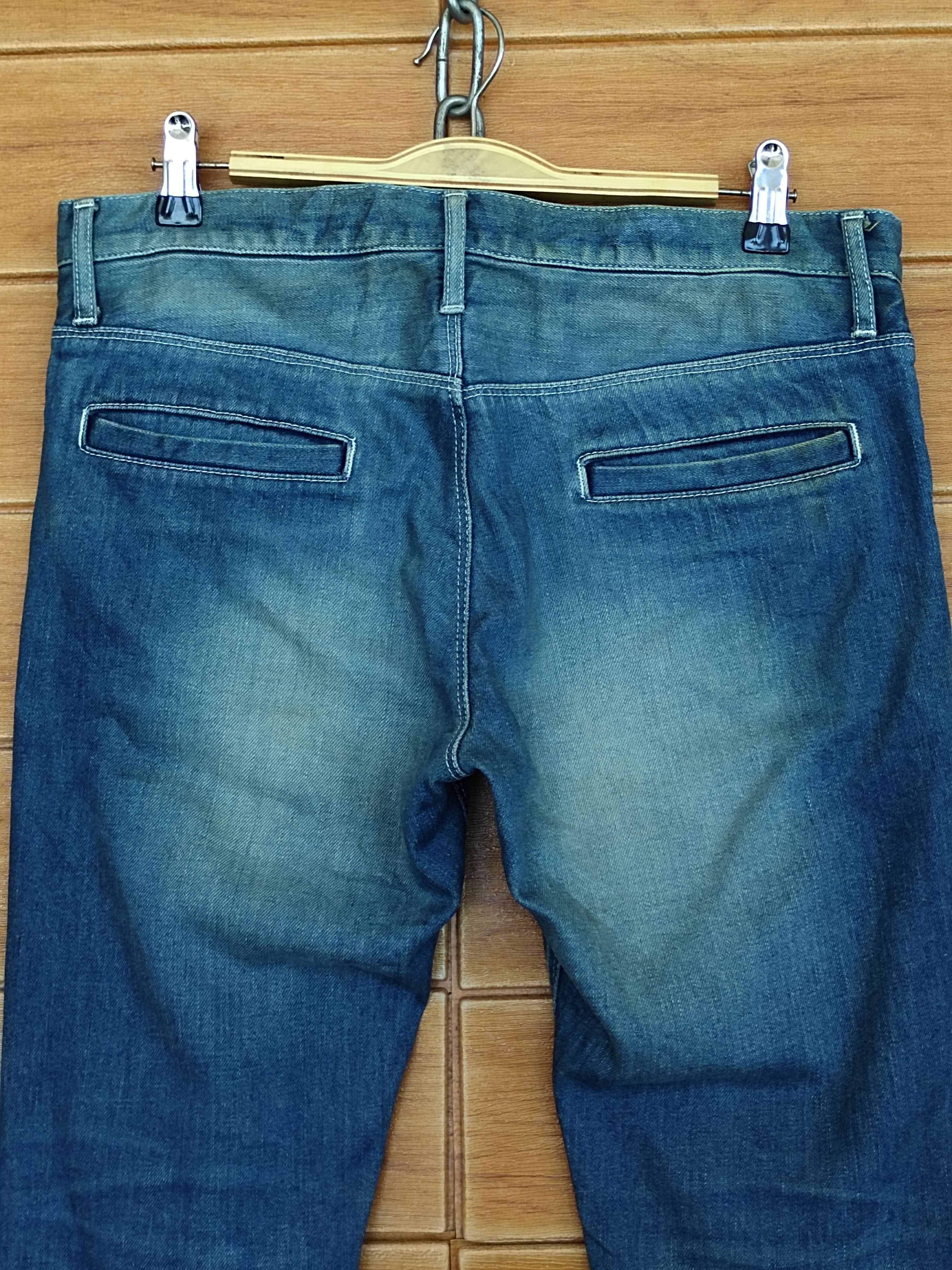 Hysteric Glamour Vintage Delay By Fin & Sons Boro Distressed Denim Jeans Size US 32 / EU 48 - 12 Thumbnail