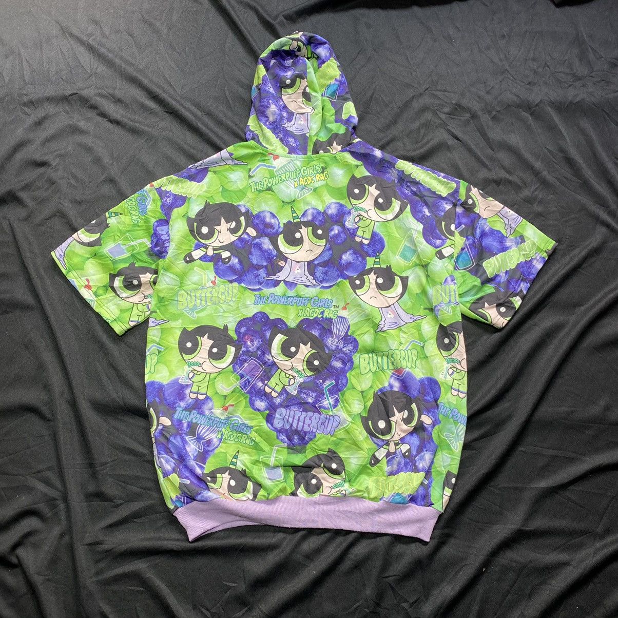 Cartoon Network The Powerpuff Girls x ACDC Rag Zipper Hoodie ERD GRUNGE Size US XL / EU 56 / 4 - 2 Thumbnail