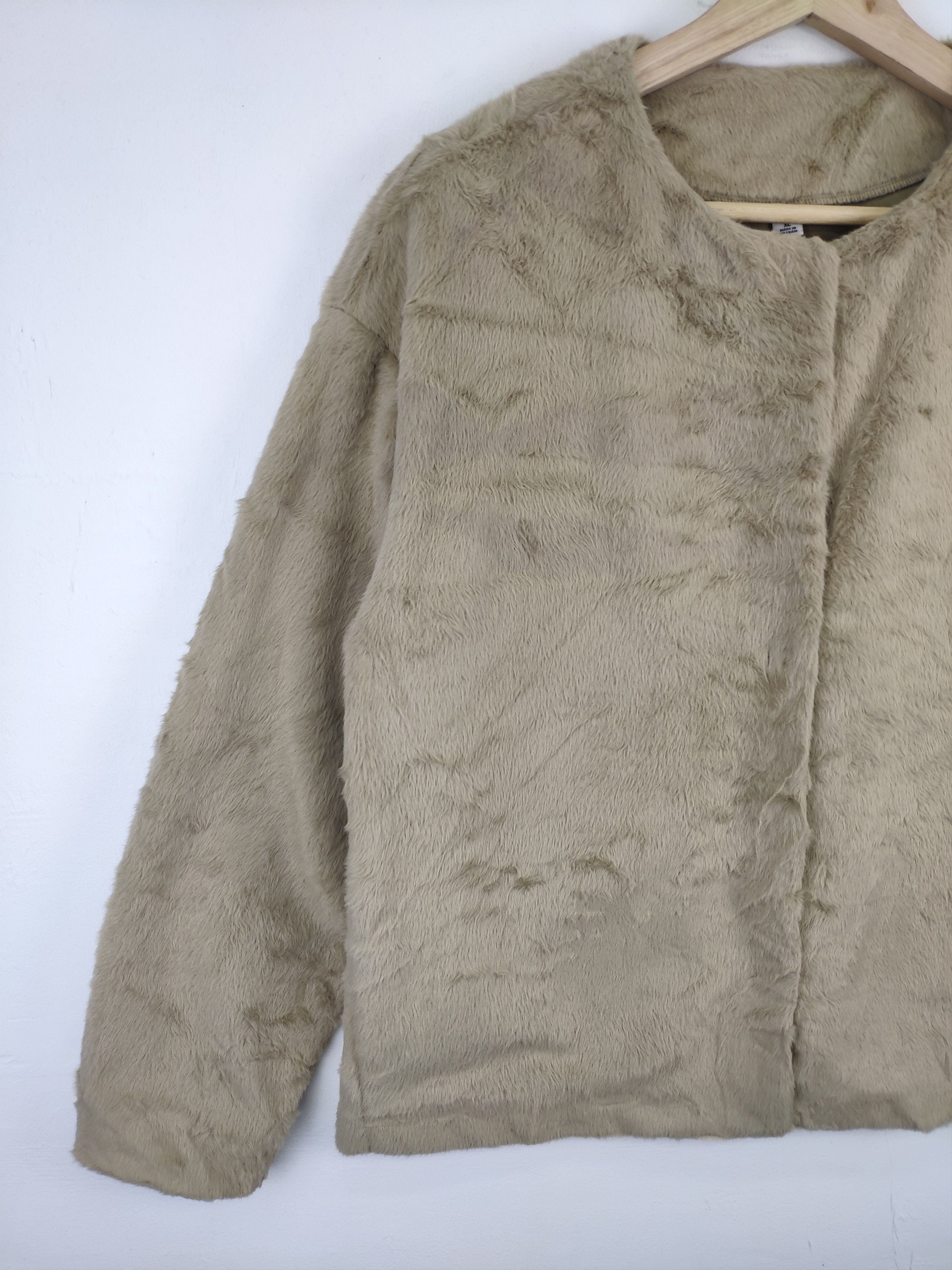 Japanese Brand × Uniqlo Uniqlo Fuzzy Mohair Cardigan Cropped Size M / US 6-8 / IT 42-44 - 6 Thumbnail