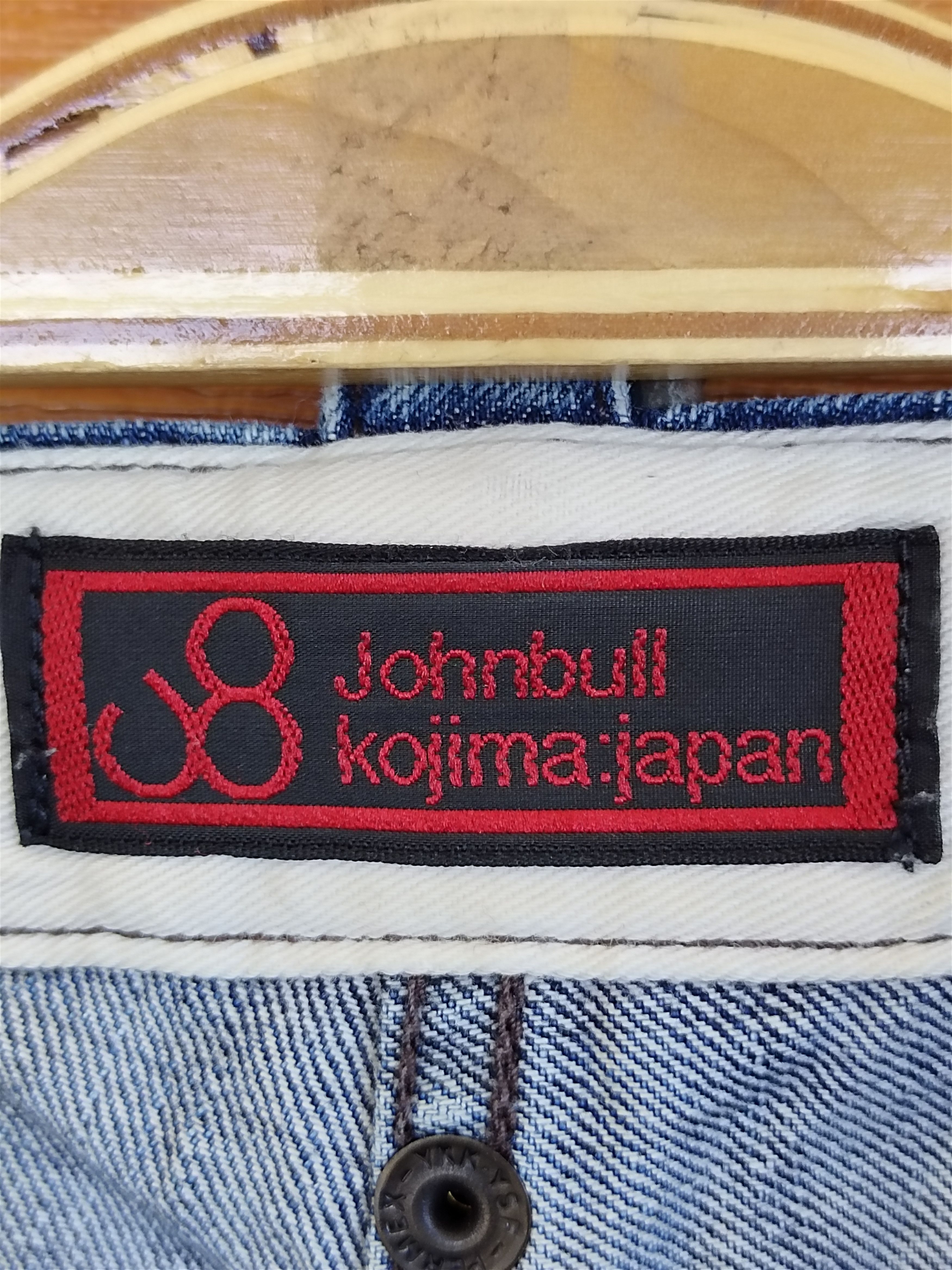 Comme des Garcons × Walter Van Beirendonck Johnbull Kojima Japan Zipper Cargo Denim Pants Size US 31 - 17 Thumbnail