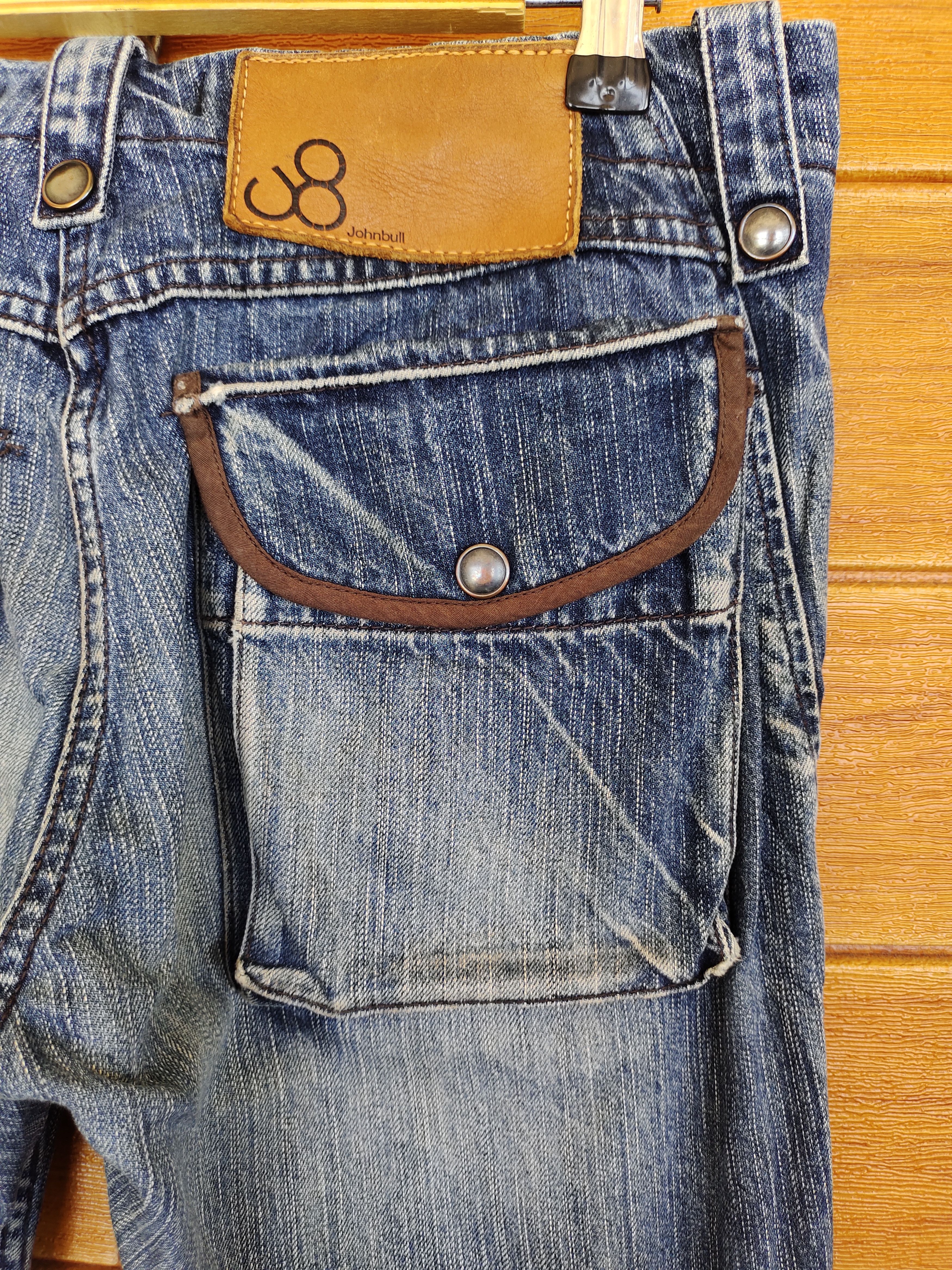 Comme des Garcons × Walter Van Beirendonck Johnbull Kojima Japan Zipper Cargo Denim Pants Size US 31 - 10 Thumbnail