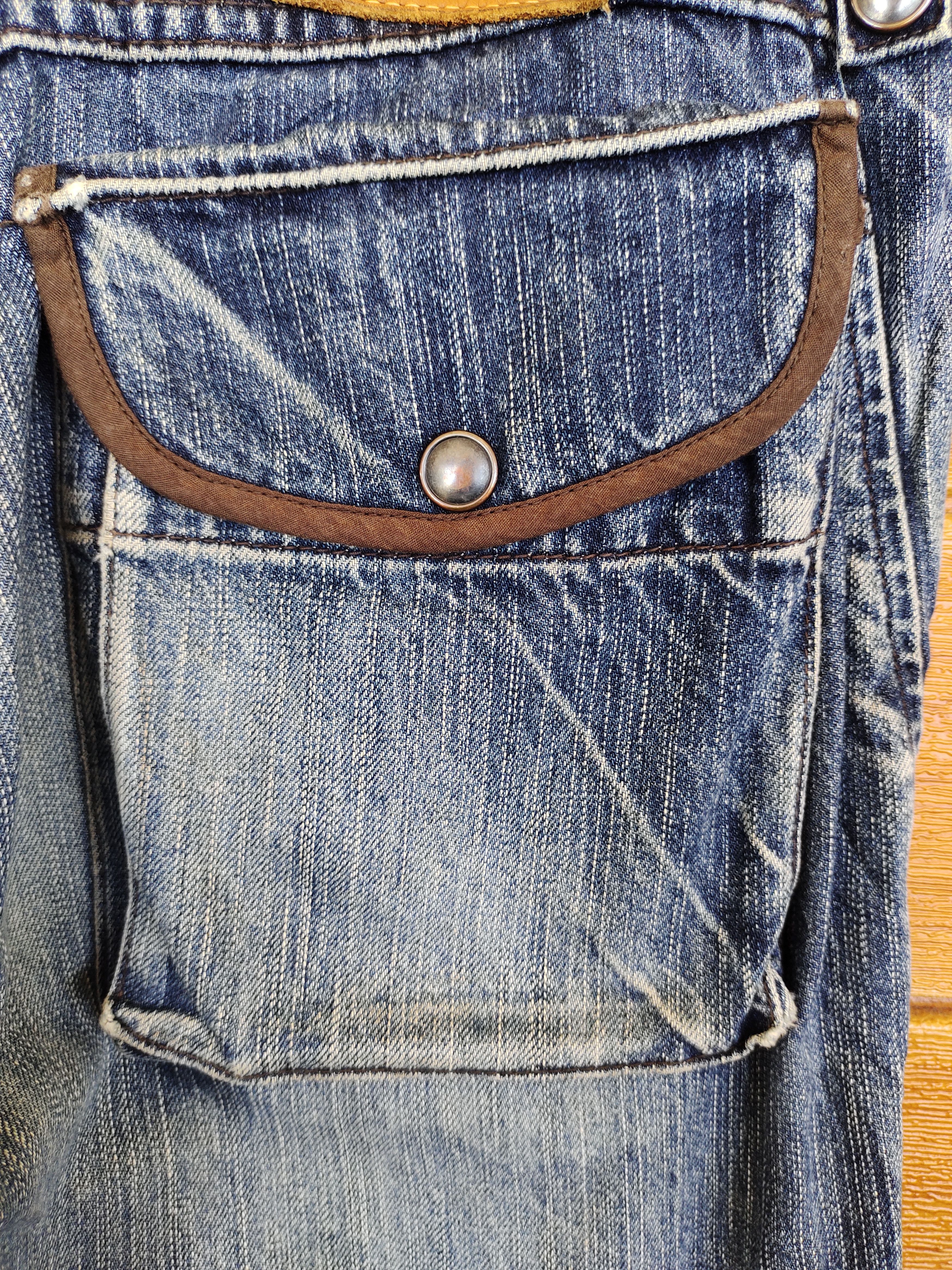 Comme des Garcons × Walter Van Beirendonck Johnbull Kojima Japan Zipper Cargo Denim Pants Size US 31 - 11 Thumbnail