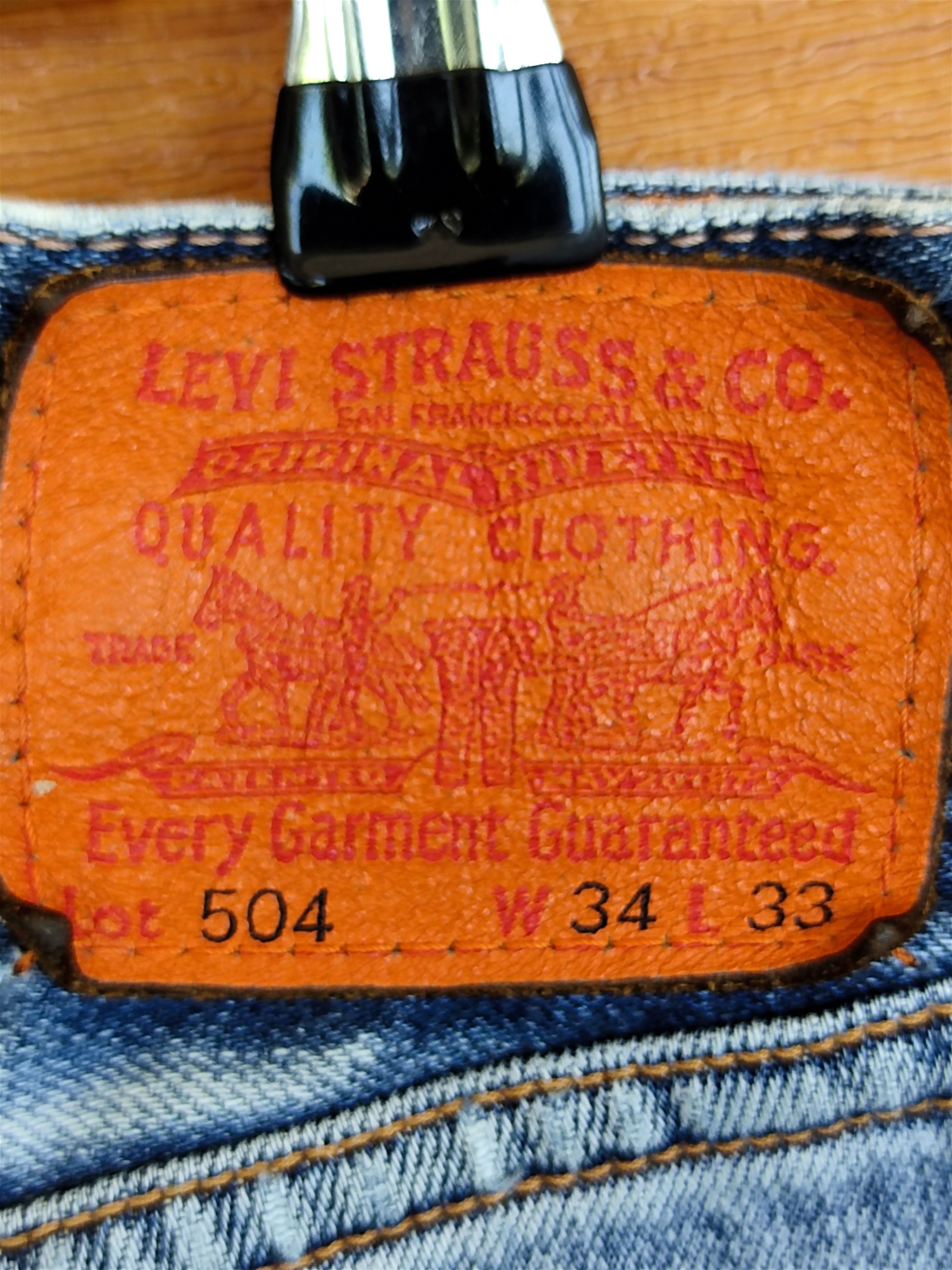 Levi's 1990s Levi's 504 Destroy Crash Distressed Denim Jeans Size US 34 / EU 50 - 13 Thumbnail