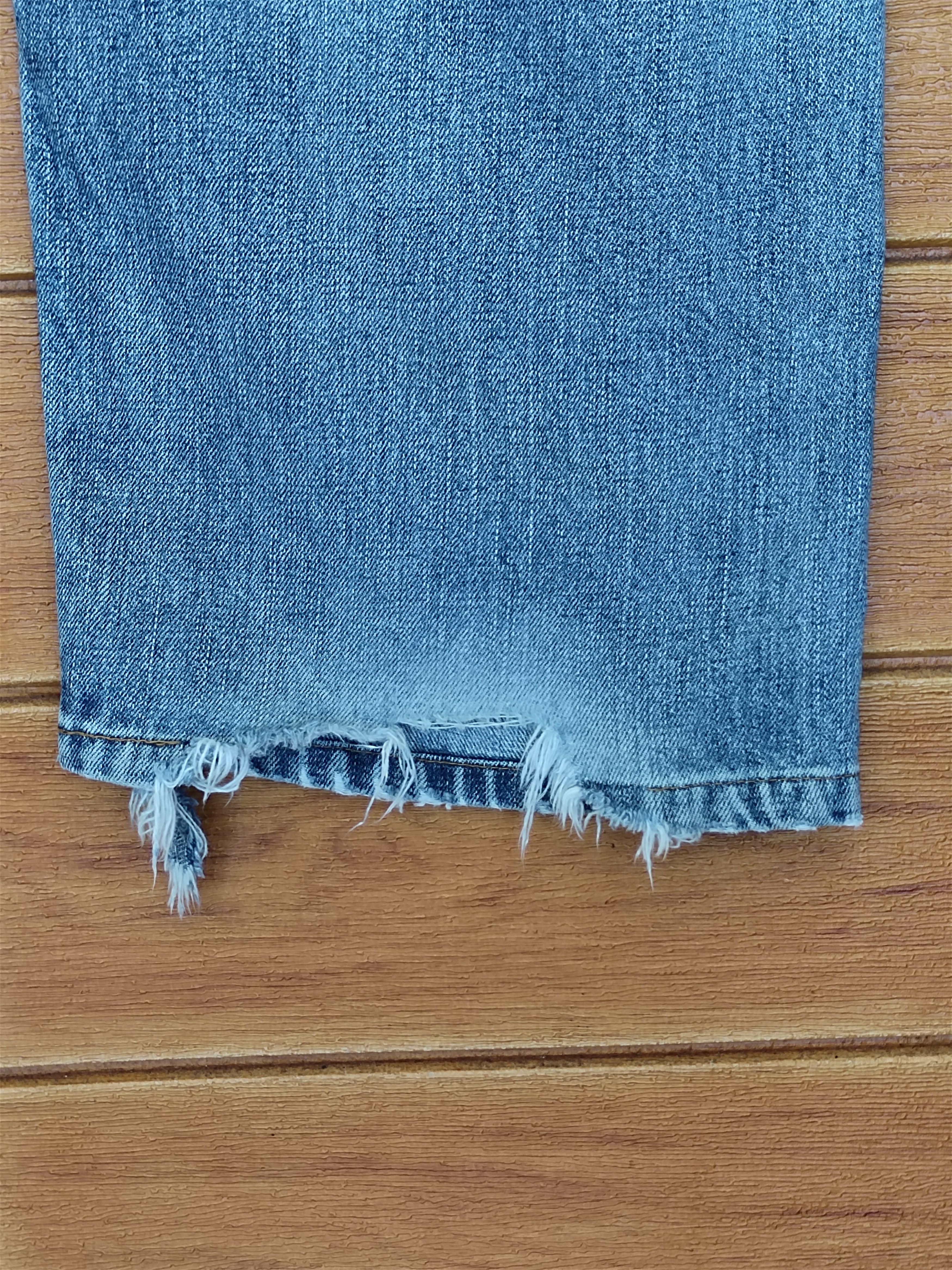 Levi's 1990s Levi's 504 Destroy Crash Distressed Denim Jeans Size US 34 / EU 50 - 14 Thumbnail