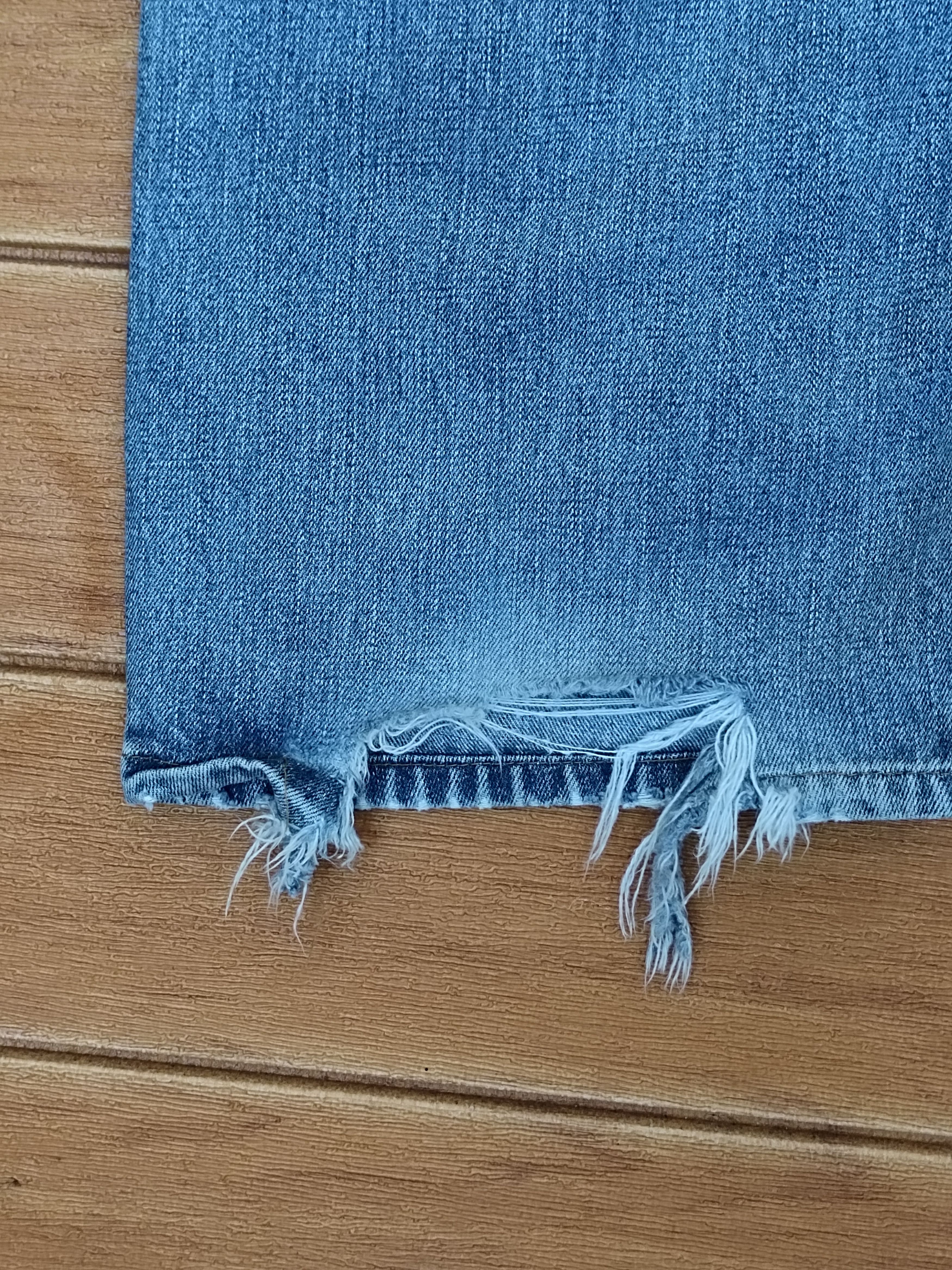 Levi's 1990s Levi's 504 Destroy Crash Distressed Denim Jeans Size US 34 / EU 50 - 15 Thumbnail