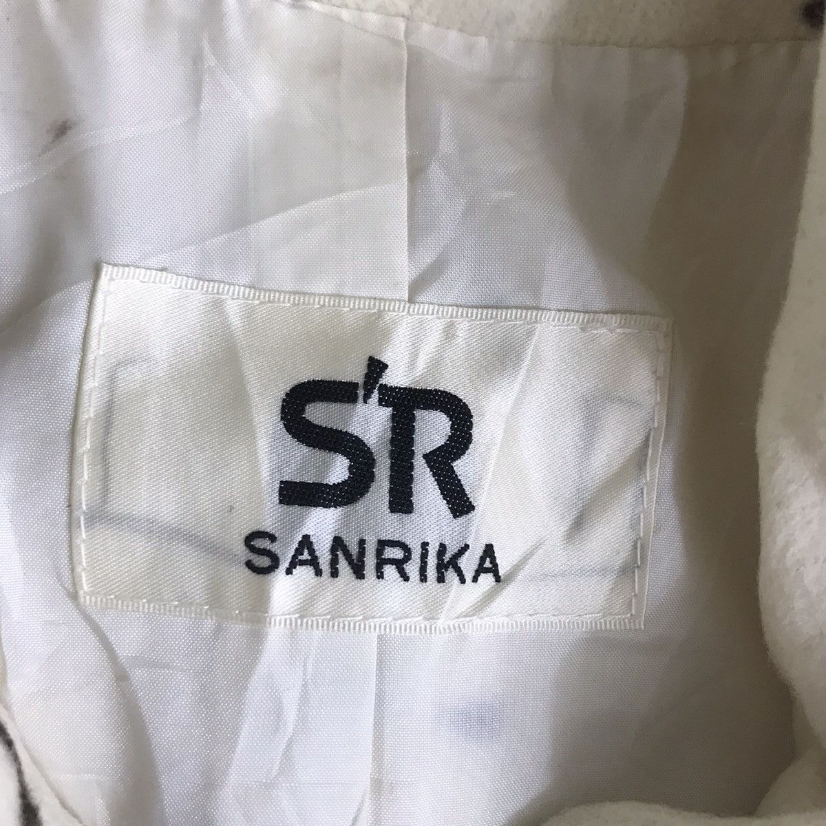 Vintage Vintage 90s SANRIKA TOKYO Leaf Branches Cream Coat Size XL / US 12-14 / IT 48-50 - 4 Thumbnail