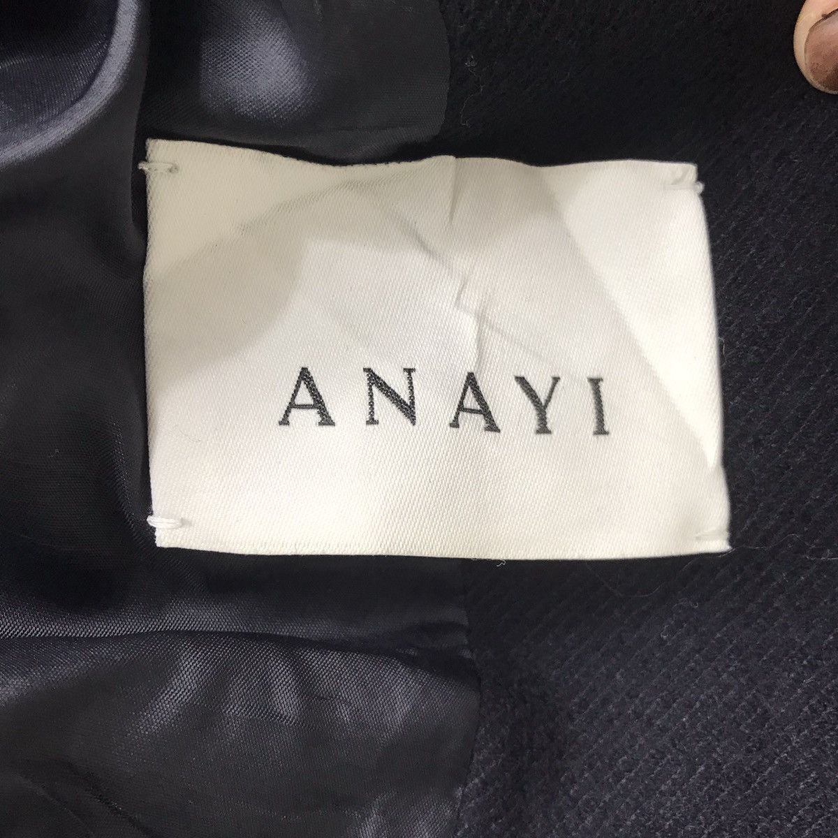 Japanese Brand ANAYI Japanese Brand Plain Black Blazer Coat Jacket Size XS / US 0-2 / IT 36-38 - 4 Thumbnail