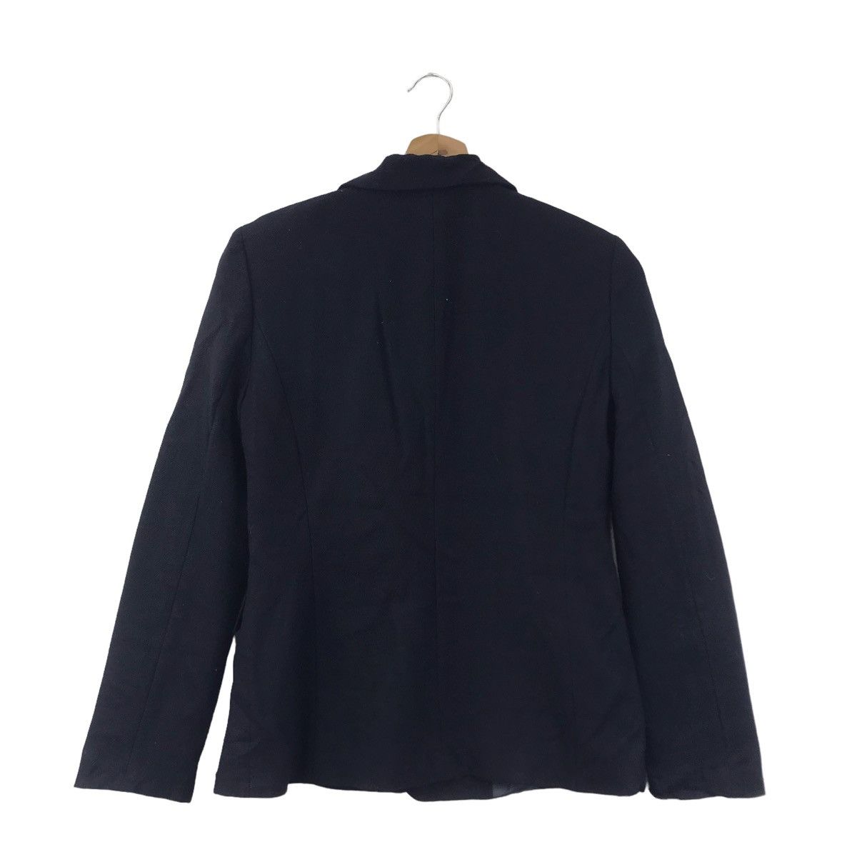 Japanese Brand ANAYI Japanese Brand Plain Black Blazer Coat Jacket Size XS / US 0-2 / IT 36-38 - 7 Thumbnail