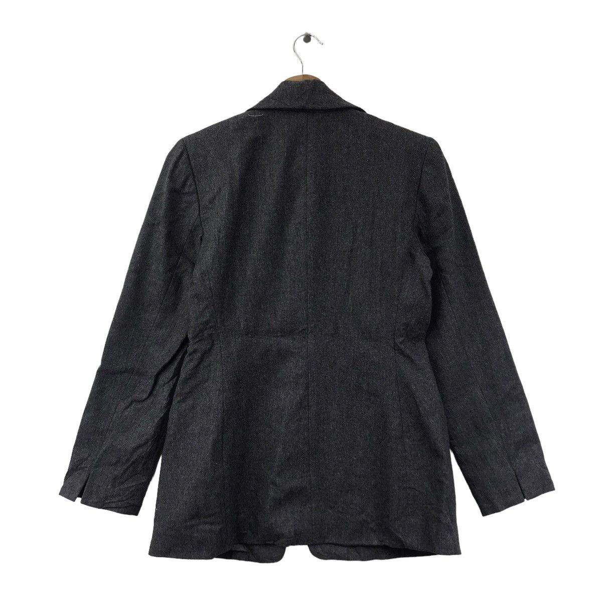 DKNY DONNA KARAN New York DKNY Plain Dark Grey Blazer Coat Jacket Size XS / US 0-2 / IT 36-38 - 5 Thumbnail