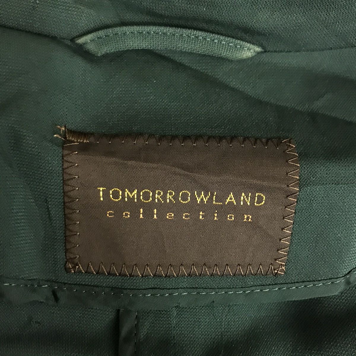 Tomorrowland TOMORROWLAND Japanese Brand Dark Green Coat Jacket Size XS / US 0-2 / IT 36-38 - 4 Thumbnail