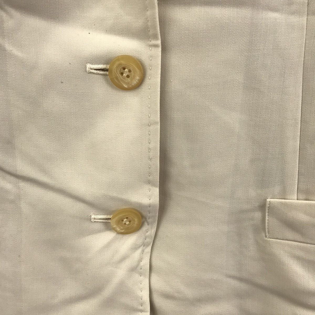 Trussardi TRUSSARDI Italian Brand Beige Plain Blazer Coat Jacket Size XS / US 0-2 / IT 36-38 - 3 Thumbnail