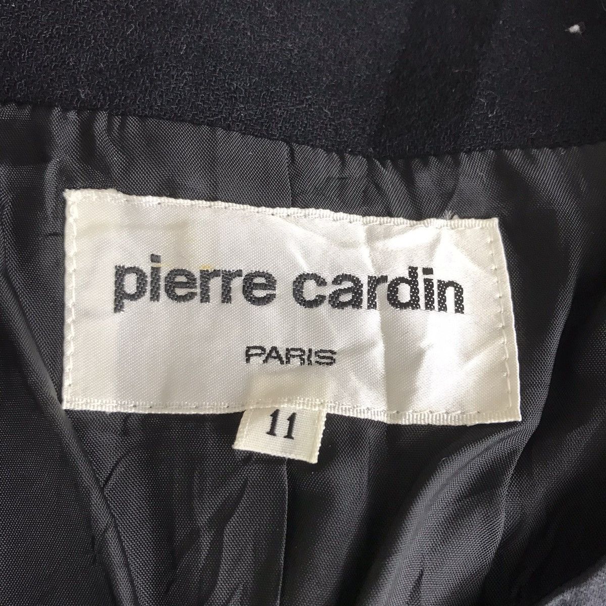 Pierre Cardin PIERRE CARDIN Paris Black Ribbon Blazer Jacket Size S / US 4 / IT 40 - 4 Thumbnail