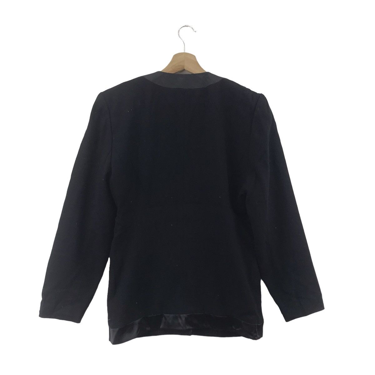 Pierre Cardin PIERRE CARDIN Paris Black Ribbon Blazer Jacket Size S / US 4 / IT 40 - 7 Thumbnail