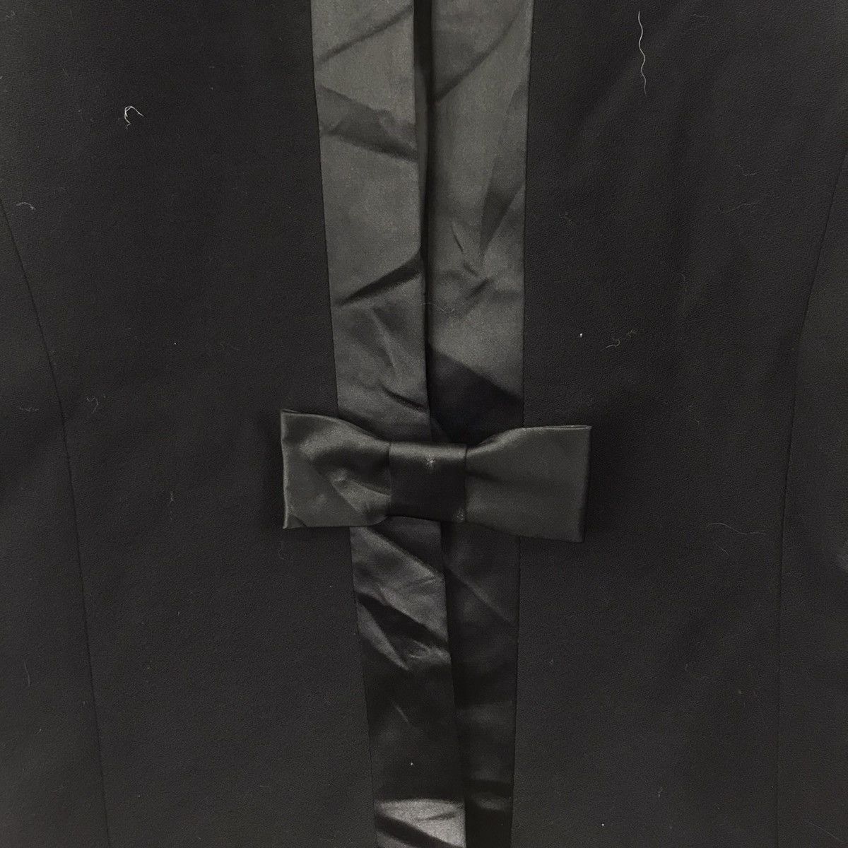 Pierre Cardin PIERRE CARDIN Paris Black Ribbon Blazer Jacket Size S / US 4 / IT 40 - 3 Thumbnail