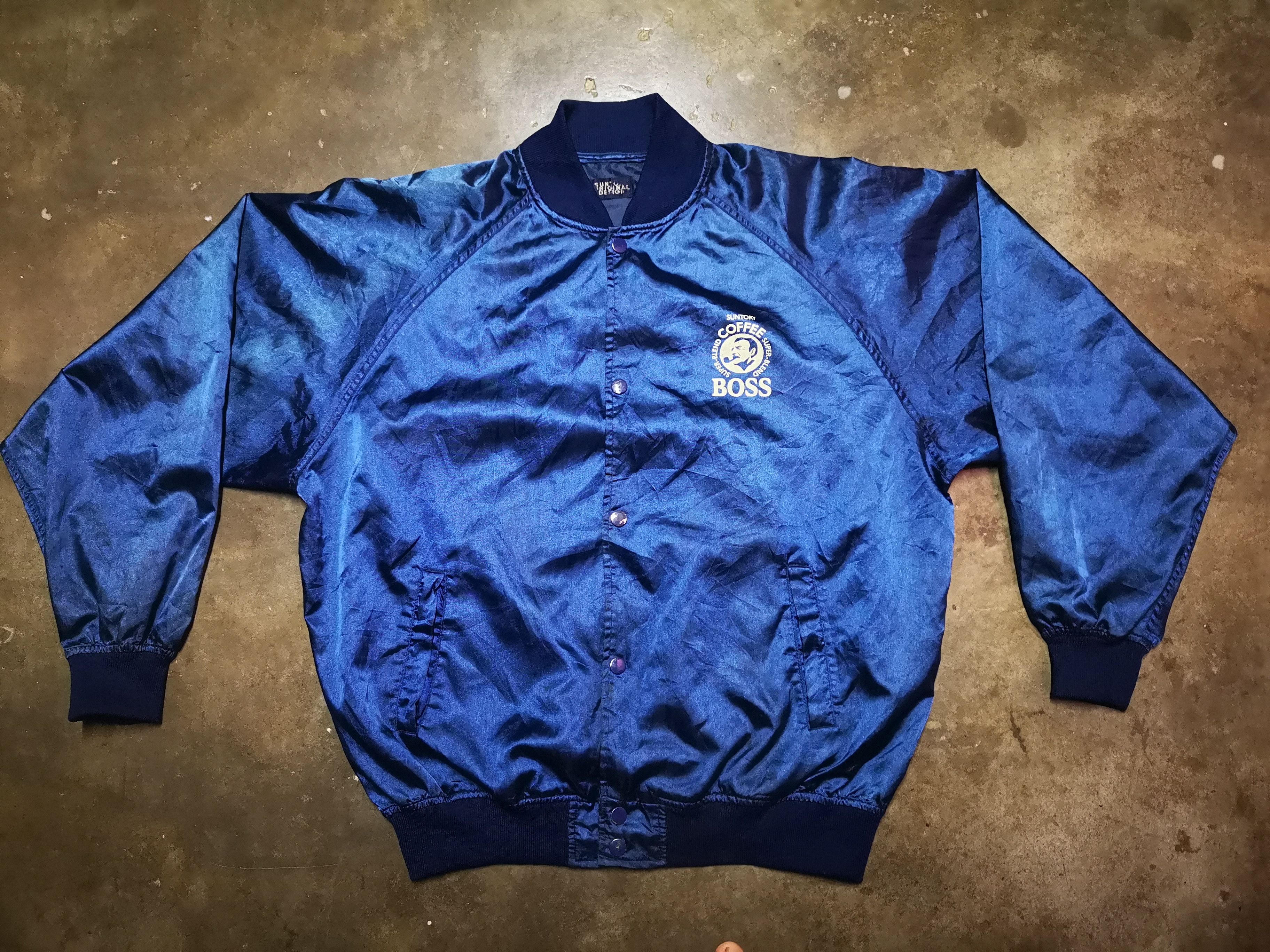 Vintage Suntory Coffee Boss Varsity style