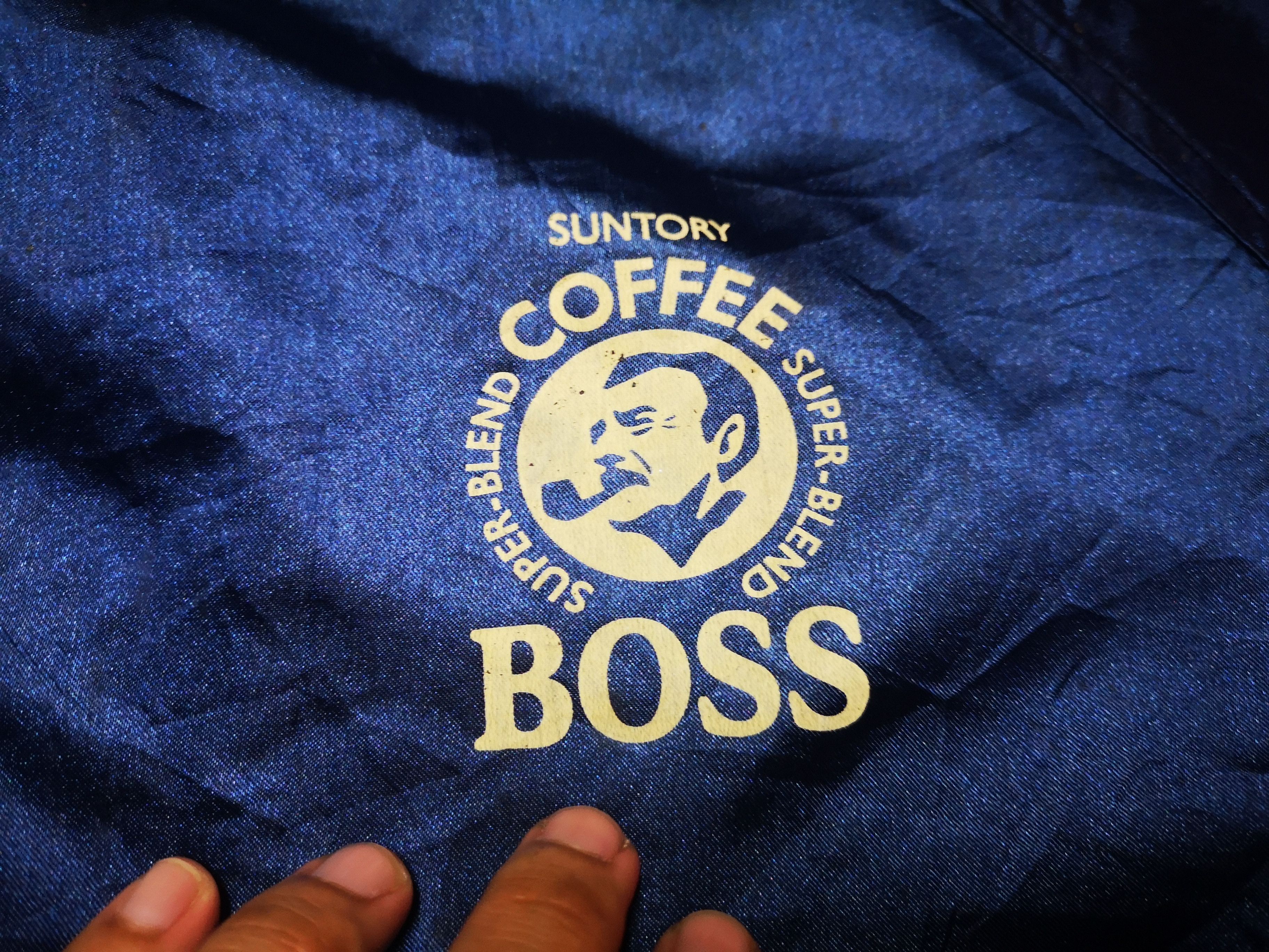 Vintage Suntory Coffee Boss Varsity style