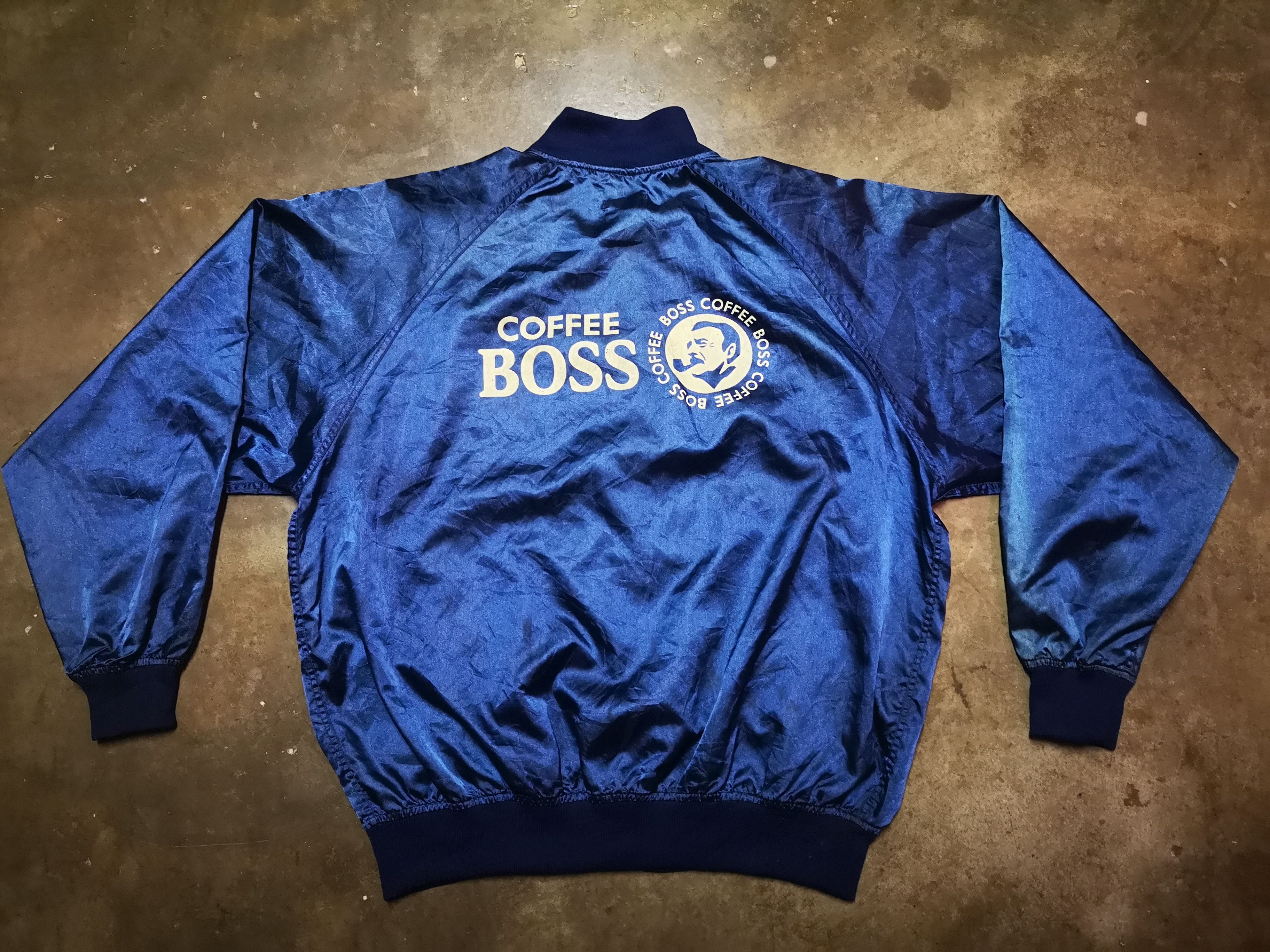 Vintage Suntory Coffee Boss Varsity style