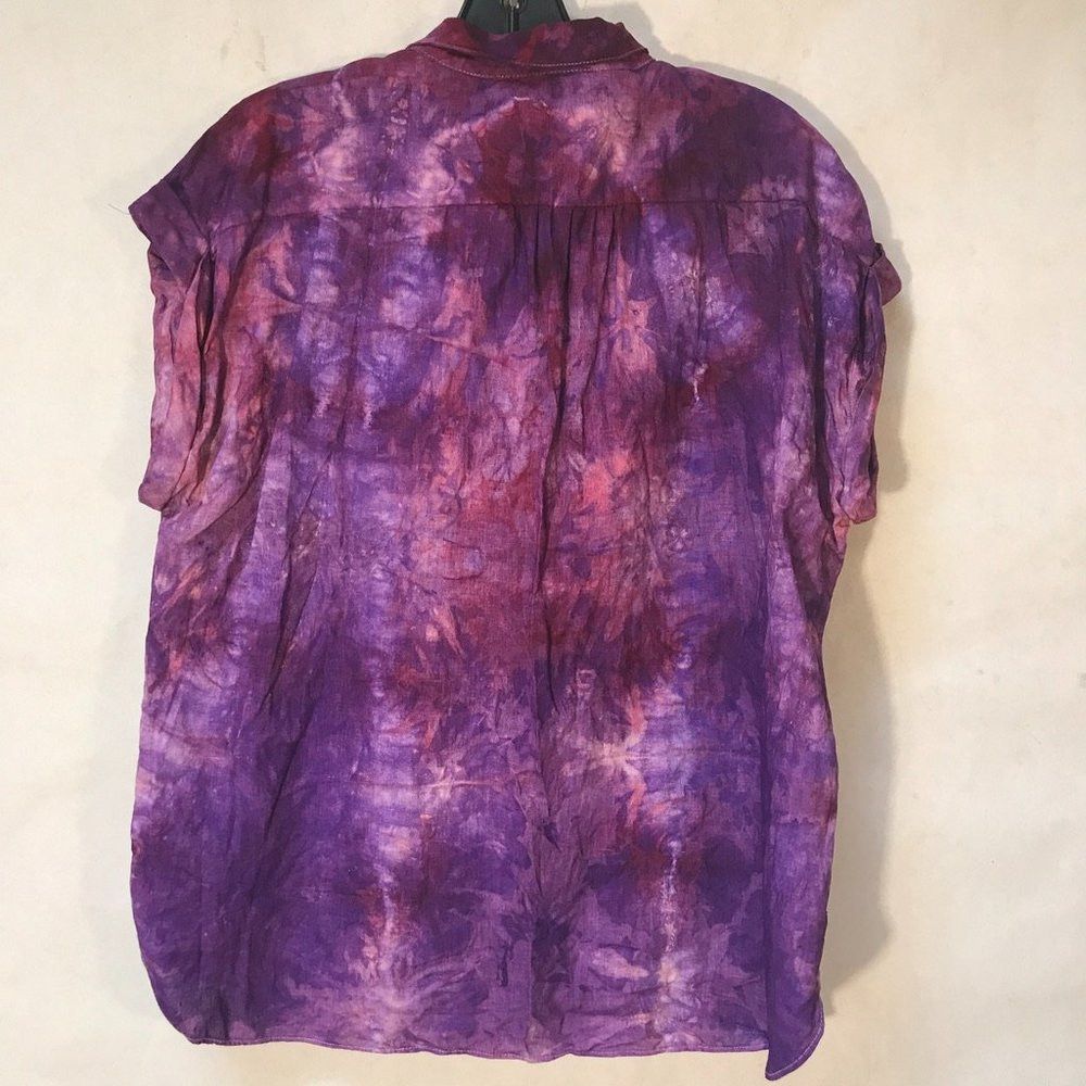 Andrew Marc Andrew Marc Purple linen Sleeveless Medium Dyed Size M / US 6-8 / IT 42-44 - 4 Thumbnail