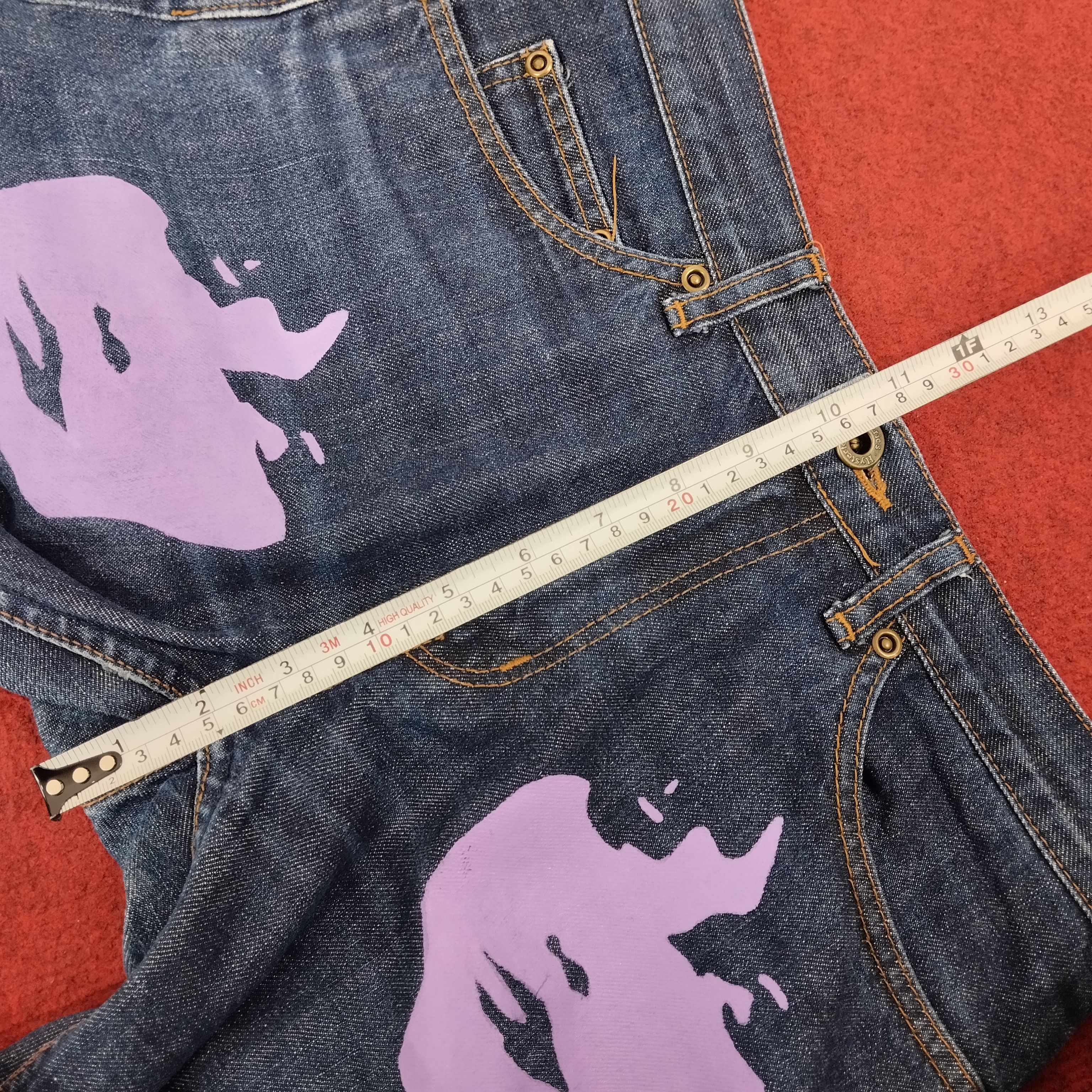 Hysteric Glamour × Japanese Brand × Vintage Hysteric Glamour Japanese Brand Custom Face Style Jeans Size US 29 - 17 Thumbnail