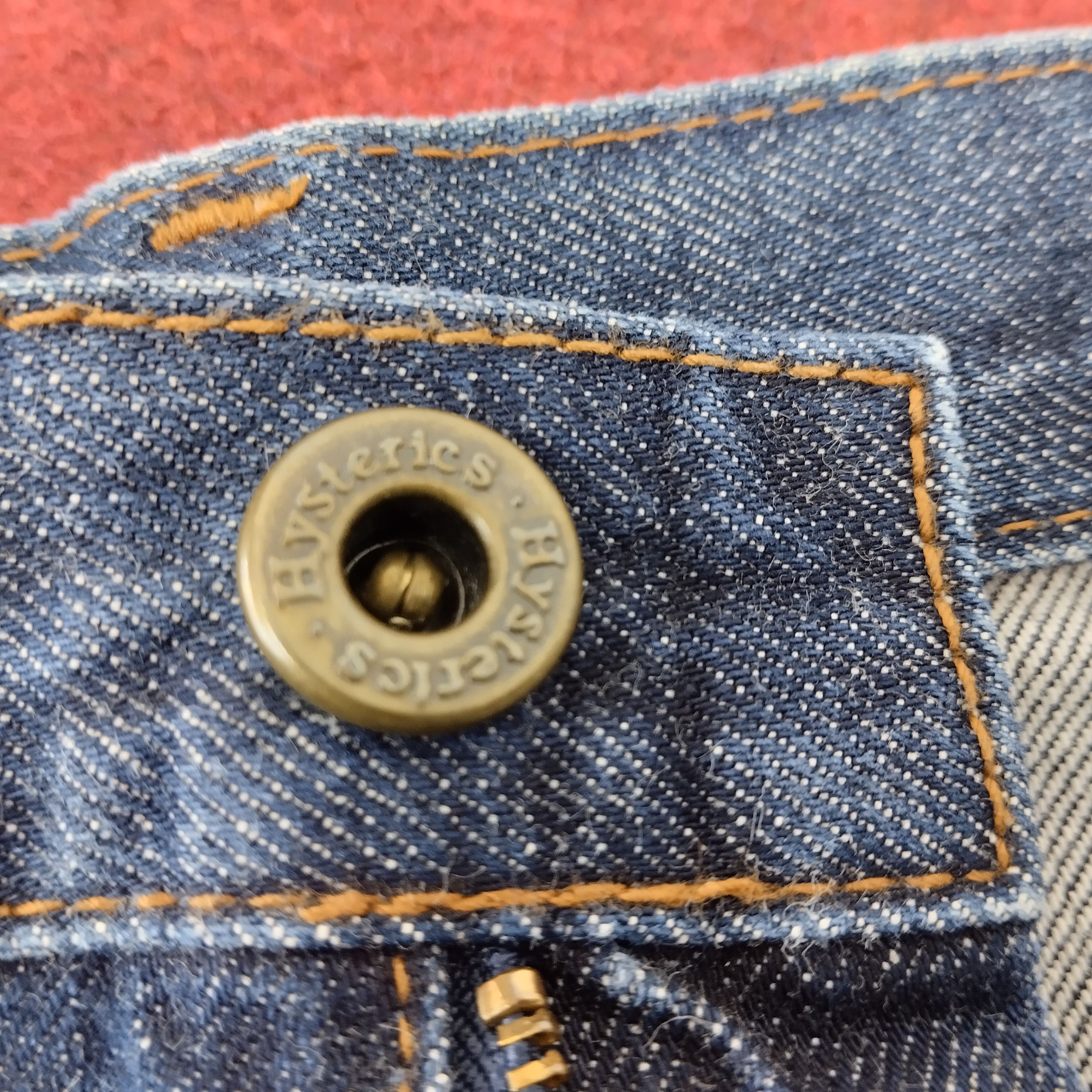 Hysteric Glamour × Japanese Brand × Vintage Hysteric Glamour Japanese Brand Custom Face Style Jeans Size US 29 - 8 Thumbnail