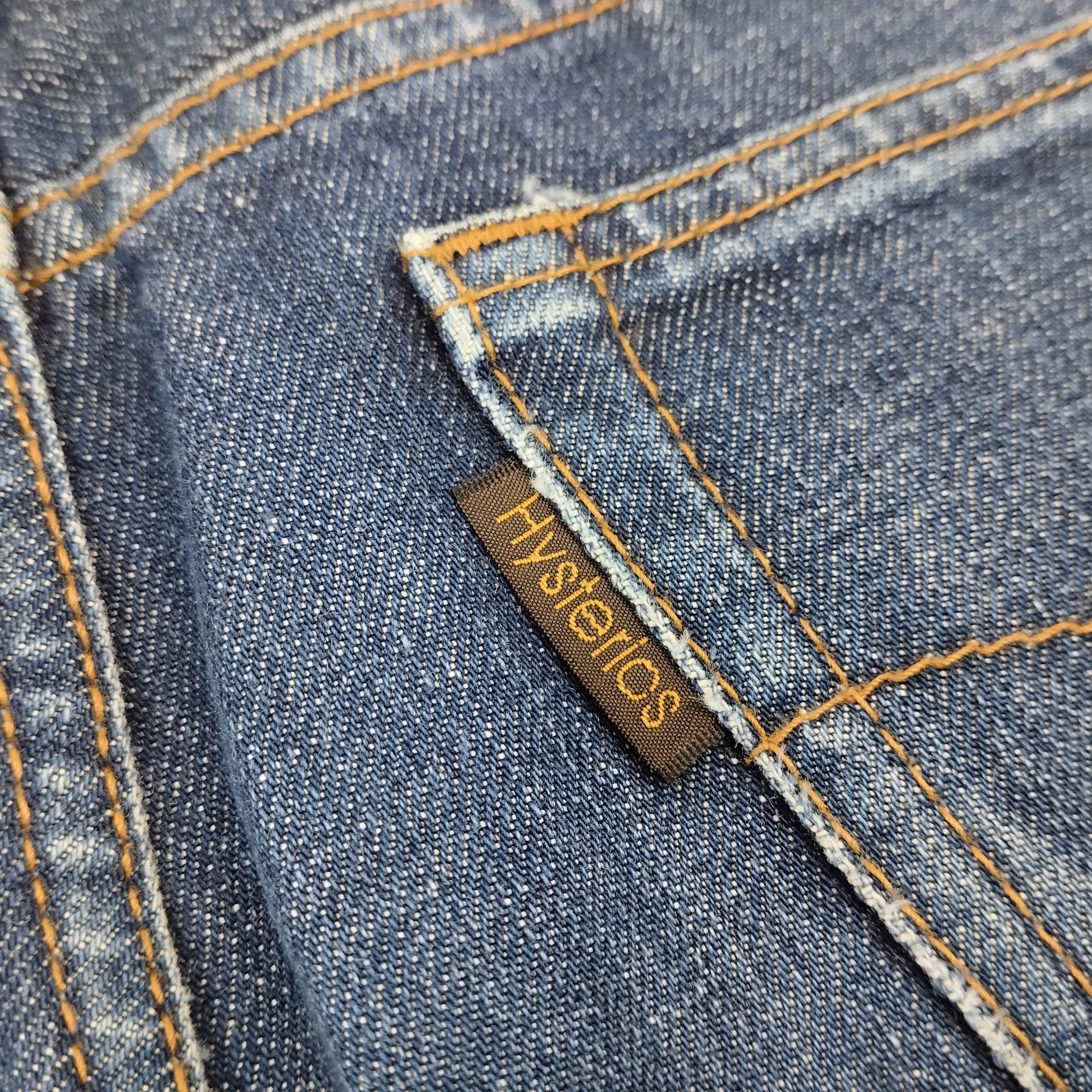 Hysteric Glamour × Japanese Brand × Vintage Hysteric Glamour Japanese Brand Custom Face Style Jeans Size US 29 - 14 Thumbnail