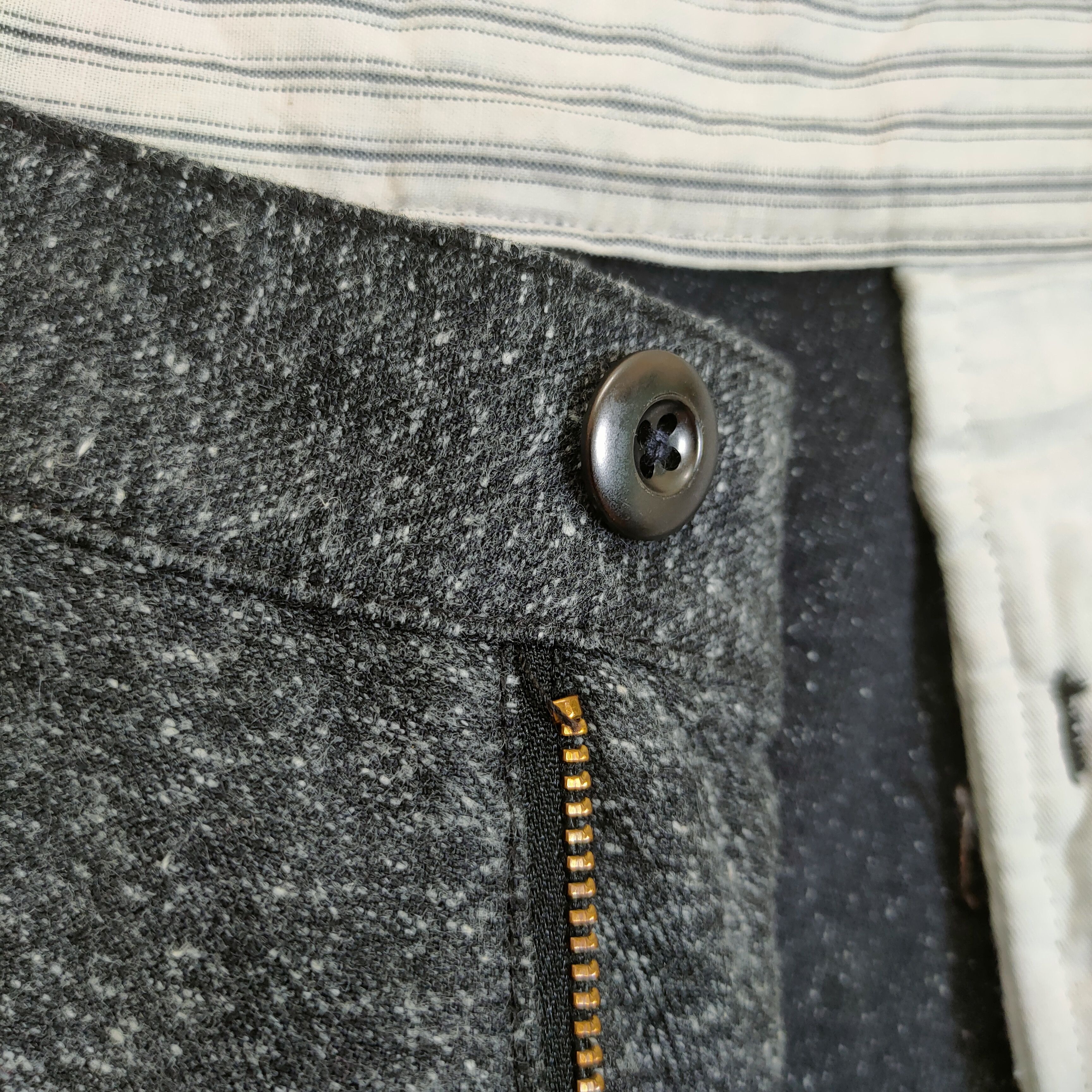 The Difference × Vintage DIFFERENCE WOOL CARGO PANTS Size US 34 / EU 50 - 7 Thumbnail