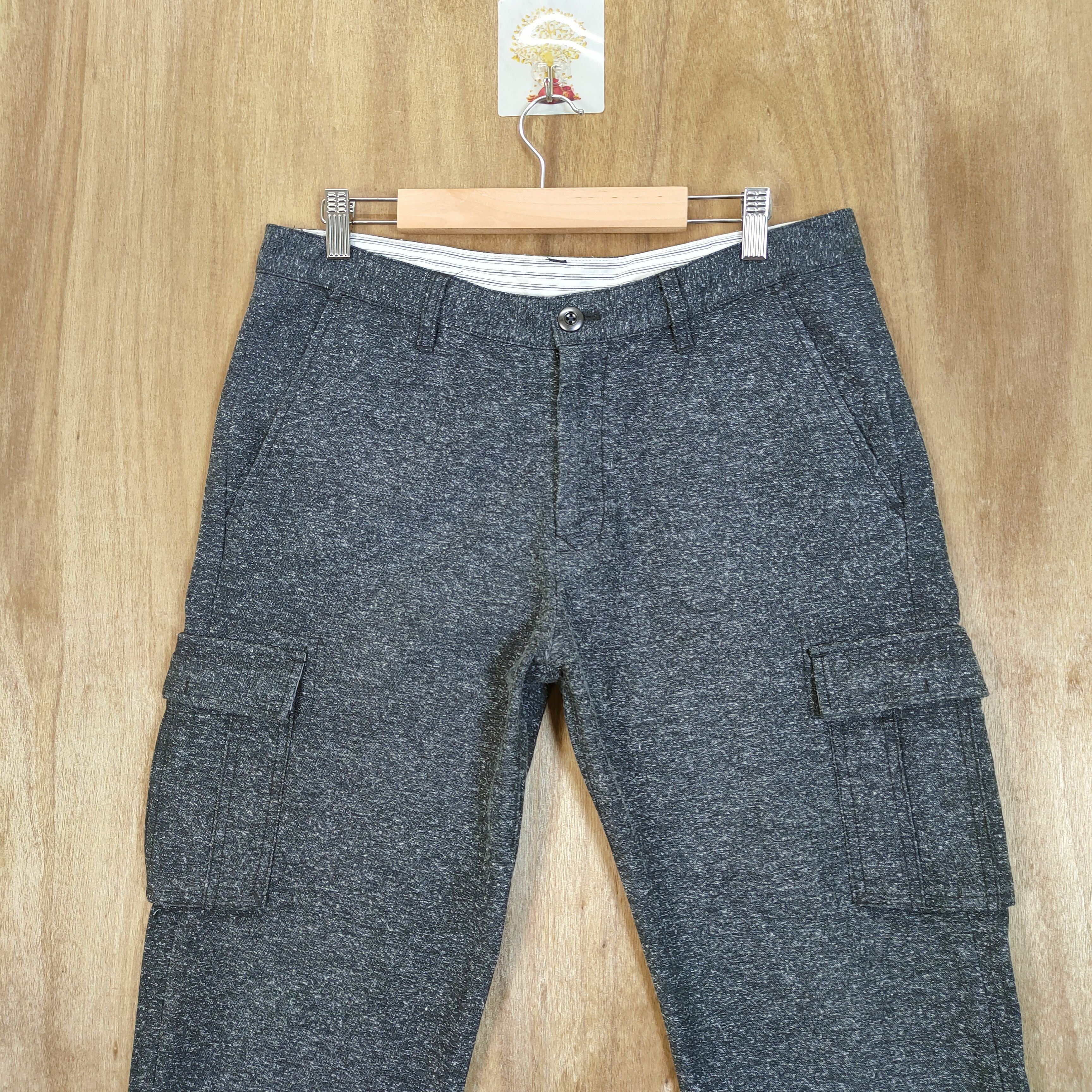 The Difference × Vintage DIFFERENCE WOOL CARGO PANTS Size US 34 / EU 50 - 3 Thumbnail