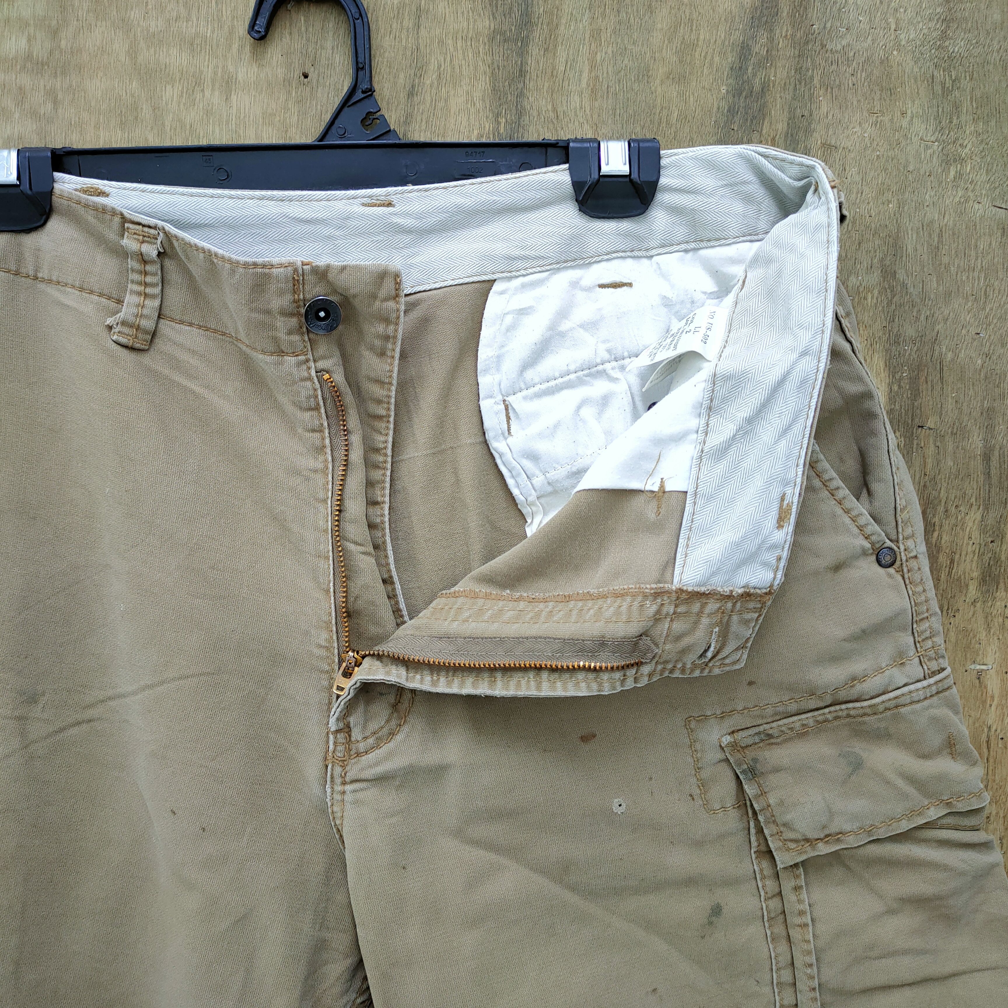 Japanese Brand × Vintage EVENRIVER BAGGY CARGO PANTS FADED DEMAGE KNEE Size US 34 / EU 50 - 3 Thumbnail