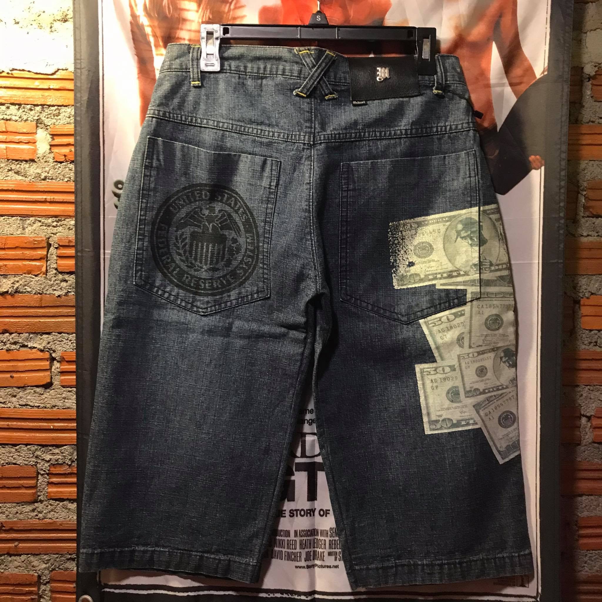 Makaveli × Rap Tees × Vintage 2Pac Tupac Shakur Dollars Makaveli Denim  Shorts 00s | Grailed