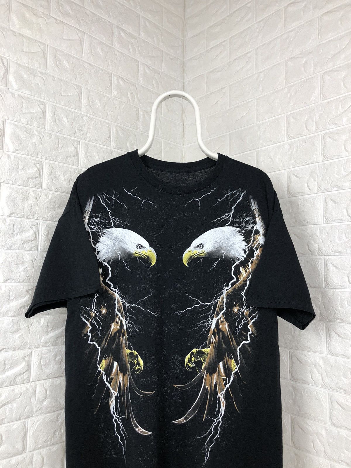 Vintage Vintage American Thunder Eagle Tee Size US XL / EU 56 / 4 - 2 Thumbnail