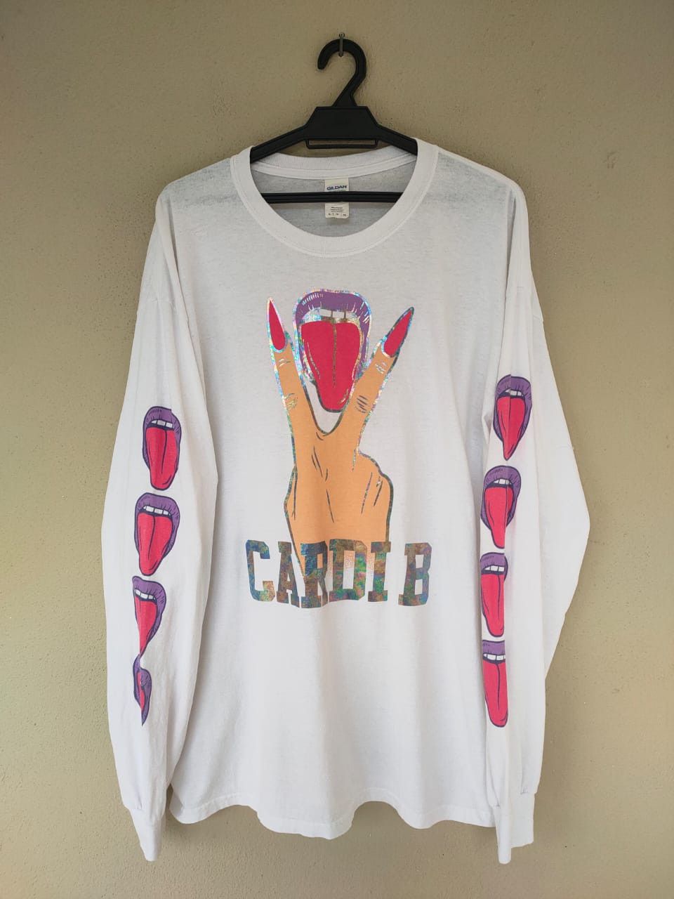 Gildan × Rap Tees Cardi B Rap T Size US XL / EU 56 / 4 - 1 Thumbnail
