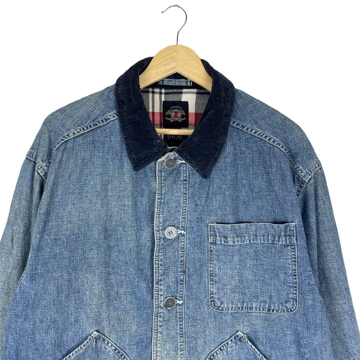 Other 🔥IXI:Z JAPAN WORKWEAR DENIM JACKET Size US L / EU 52-54 / 3 - 3 Thumbnail