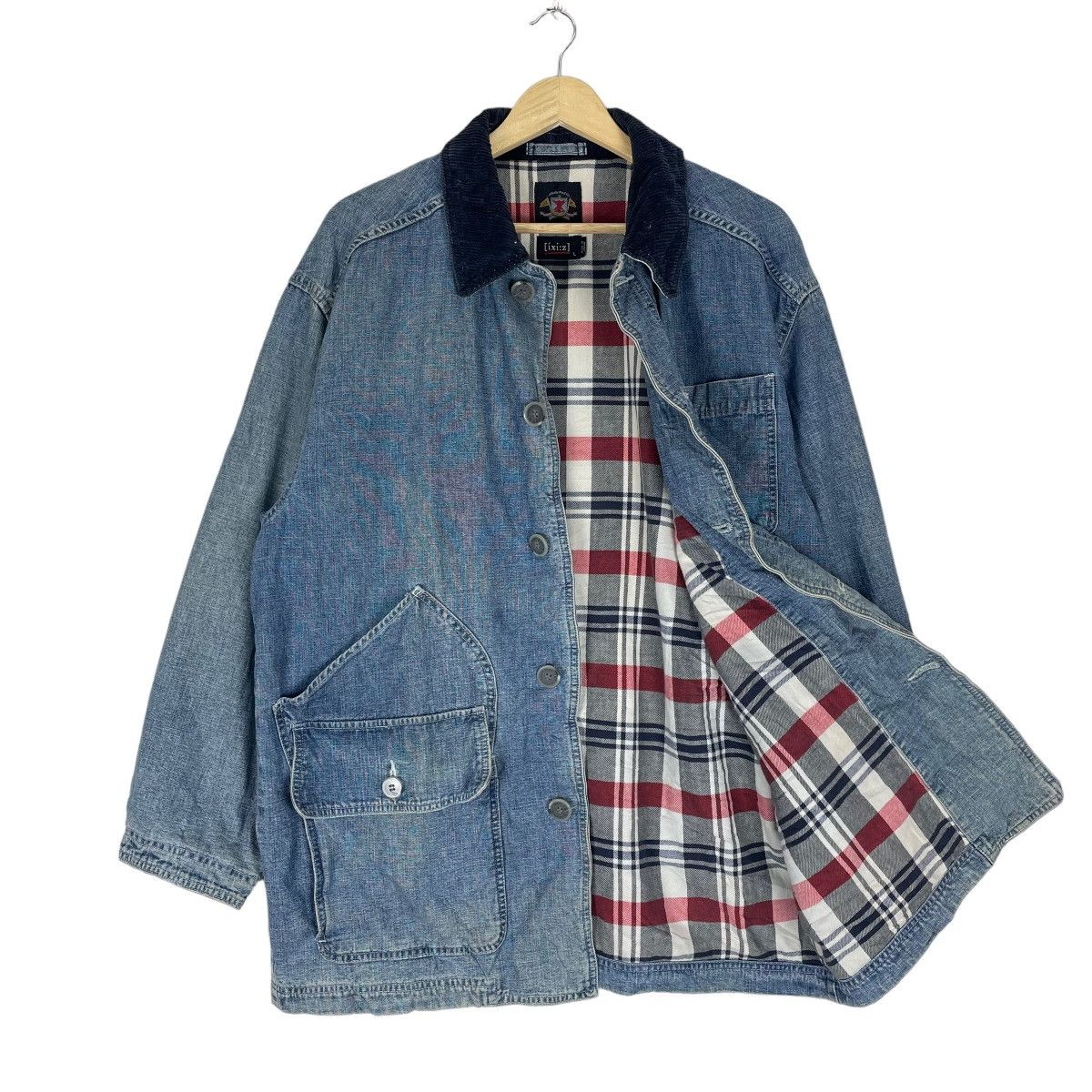 Other 🔥IXI:Z JAPAN WORKWEAR DENIM JACKET Size US L / EU 52-54 / 3 - 9 Thumbnail