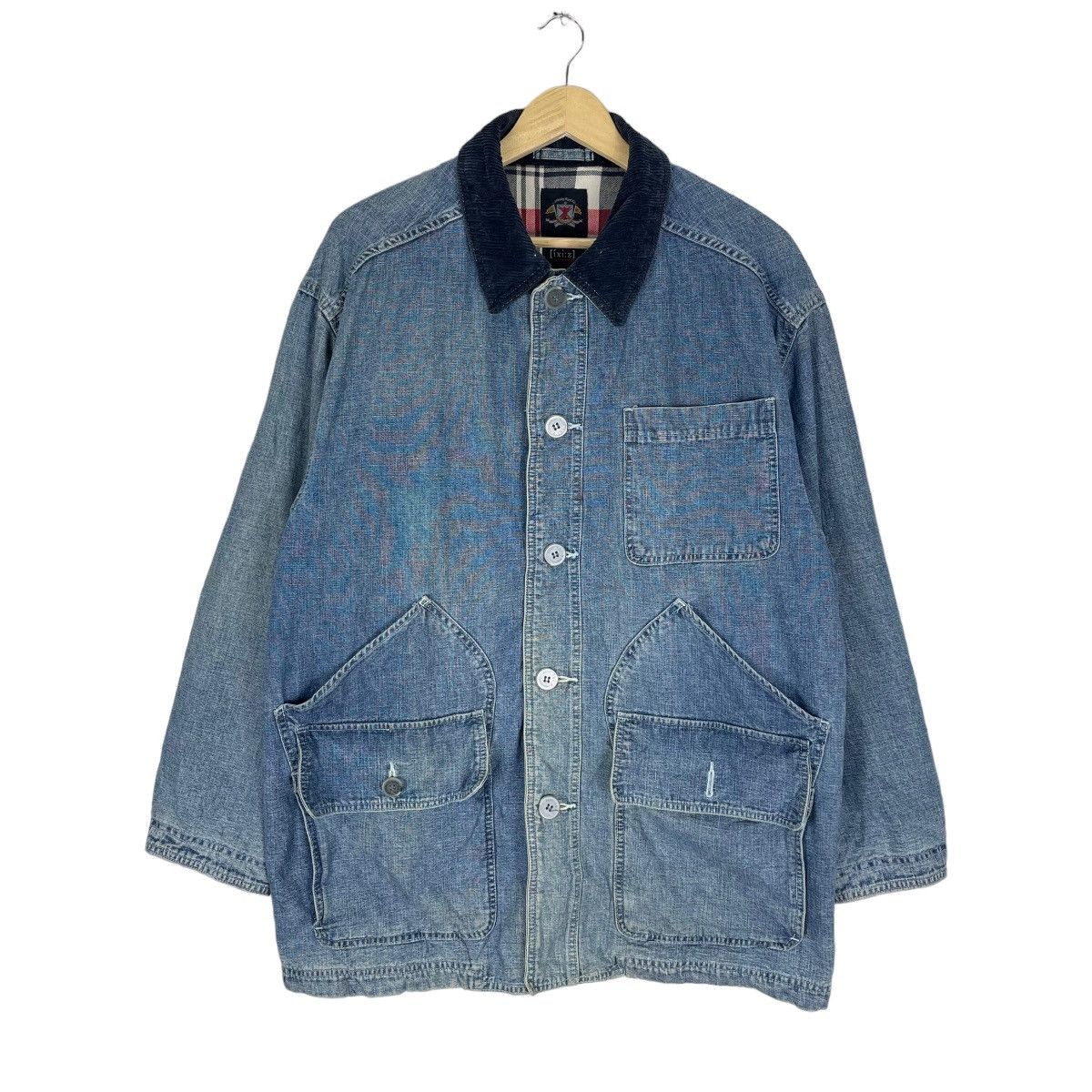 Other 🔥IXI:Z JAPAN WORKWEAR DENIM JACKET Size US L / EU 52-54 / 3 - 2 Thumbnail