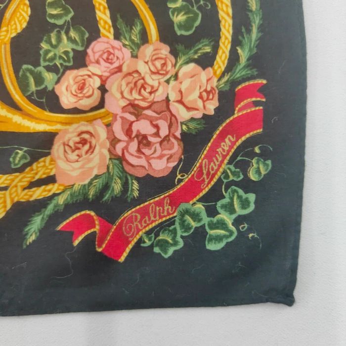 Ralph Lauren × Vintage Ralph Lauren Handkerchief/ Headscarf/ Bandana - 3F213014 Size ONE SIZE - 3 Thumbnail