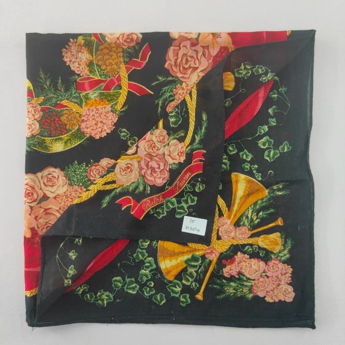 Ralph Lauren × Vintage Ralph Lauren Handkerchief/ Headscarf/ Bandana - 3F213014 Size ONE SIZE - 1 Thumbnail