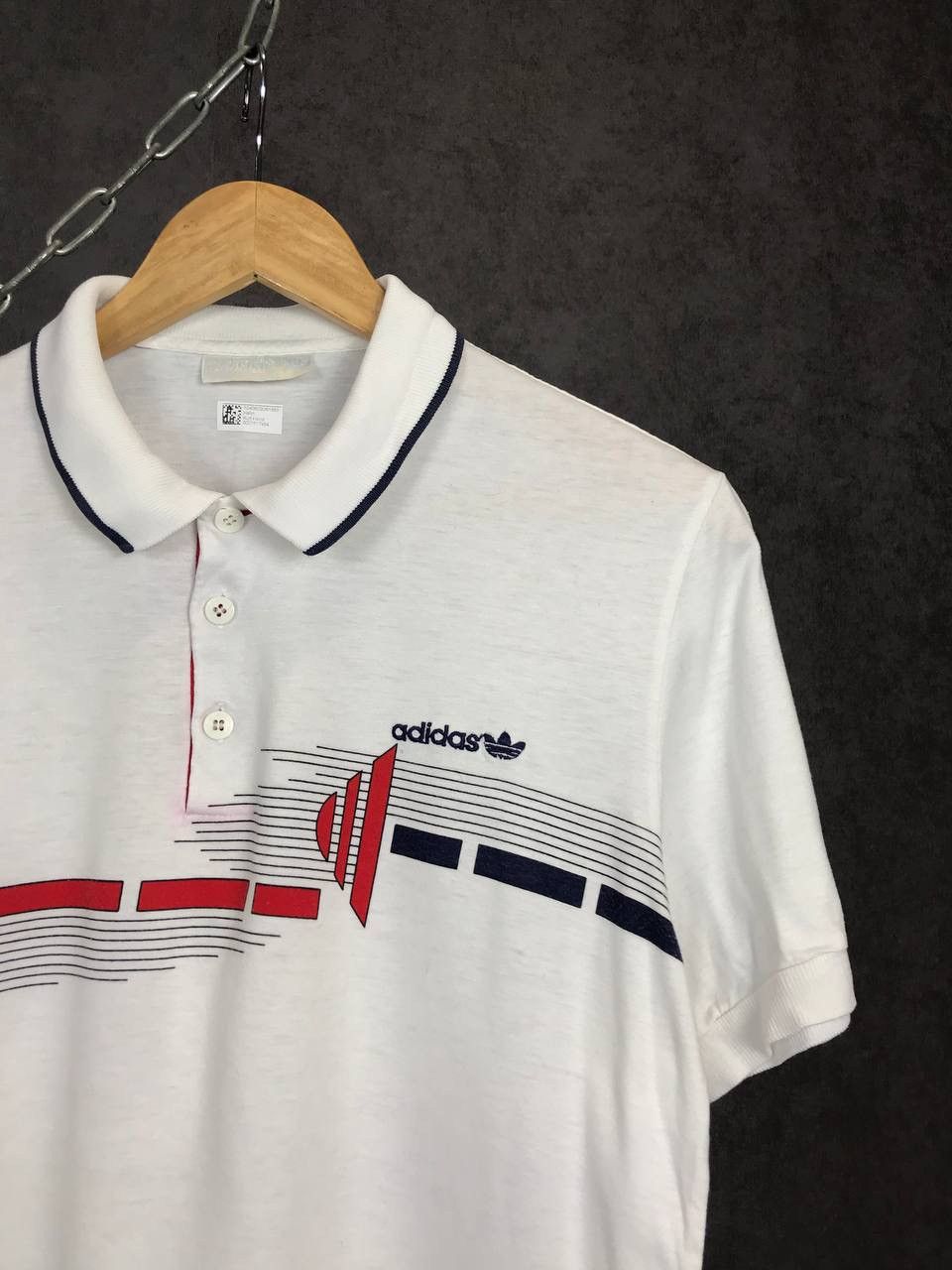 Vintage Adidas vintage streetwear polo tee Size US M / EU 48-50 / 2 - 2 Thumbnail
