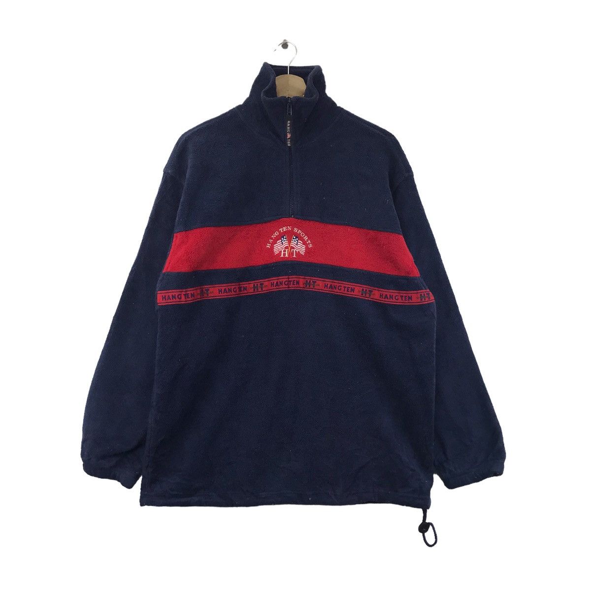 Hang Ten HANG TEN SPORTS Embroidered UsaFlag FleeceOversizeSweatshirt Size US M / EU 48-50 / 2 - 1 Thumbnail